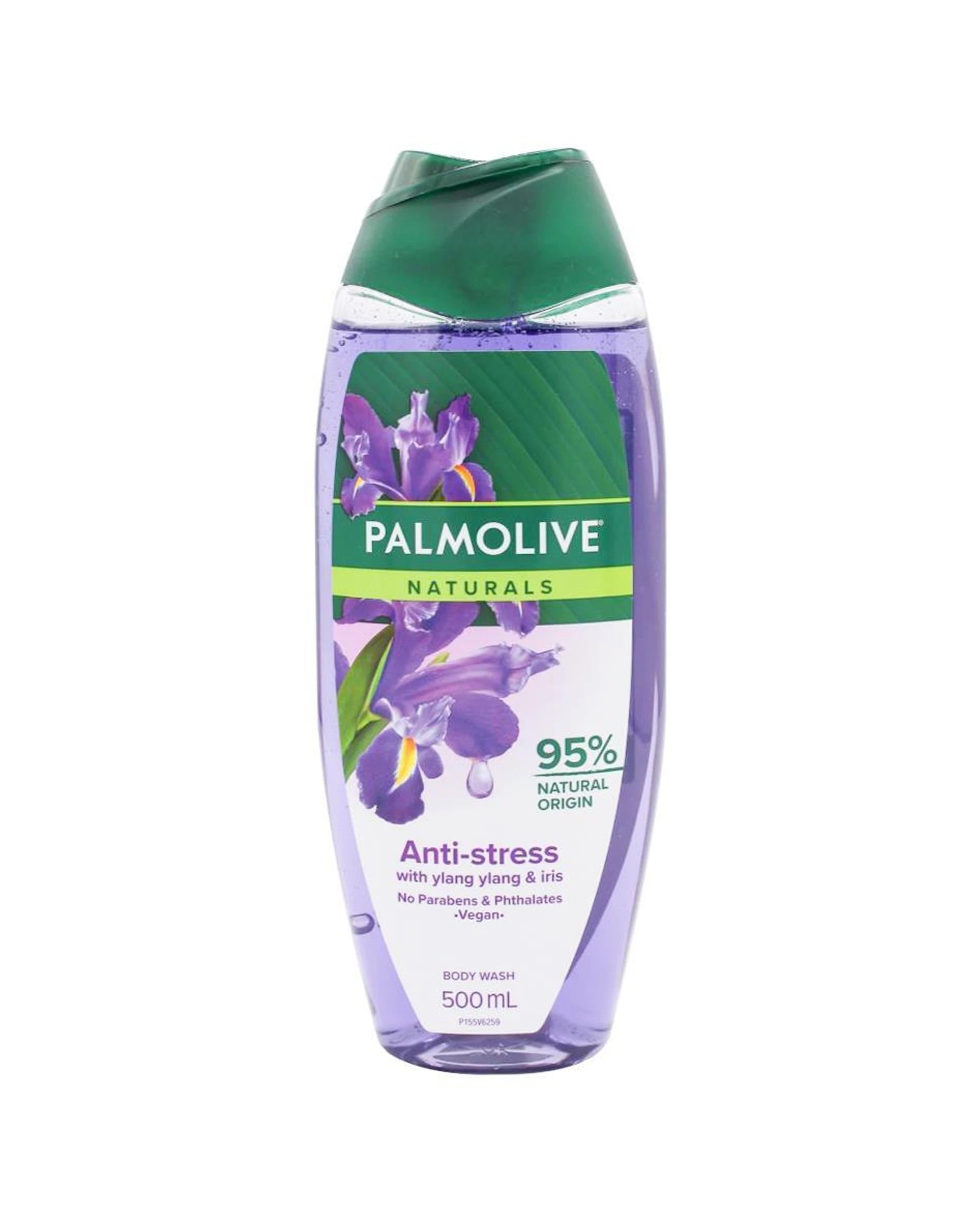 2 Palmolive Naturals 6PK Body Wash 500ml Anti-Stress Ylang Ylang Iris - Purple, 2 of 4