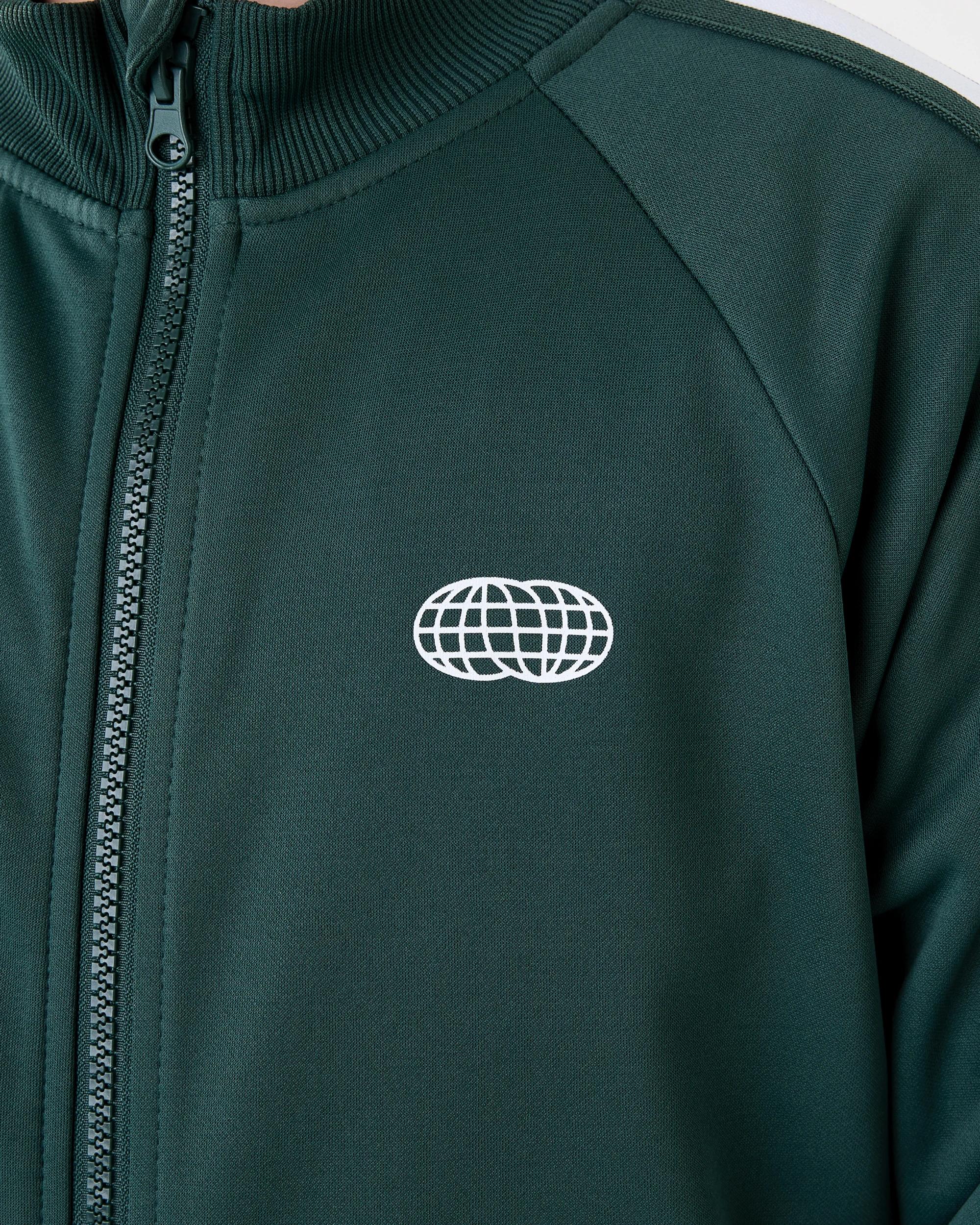 6 Tricot Zip Through Sweatshirt Grn Globe, 6 of 10