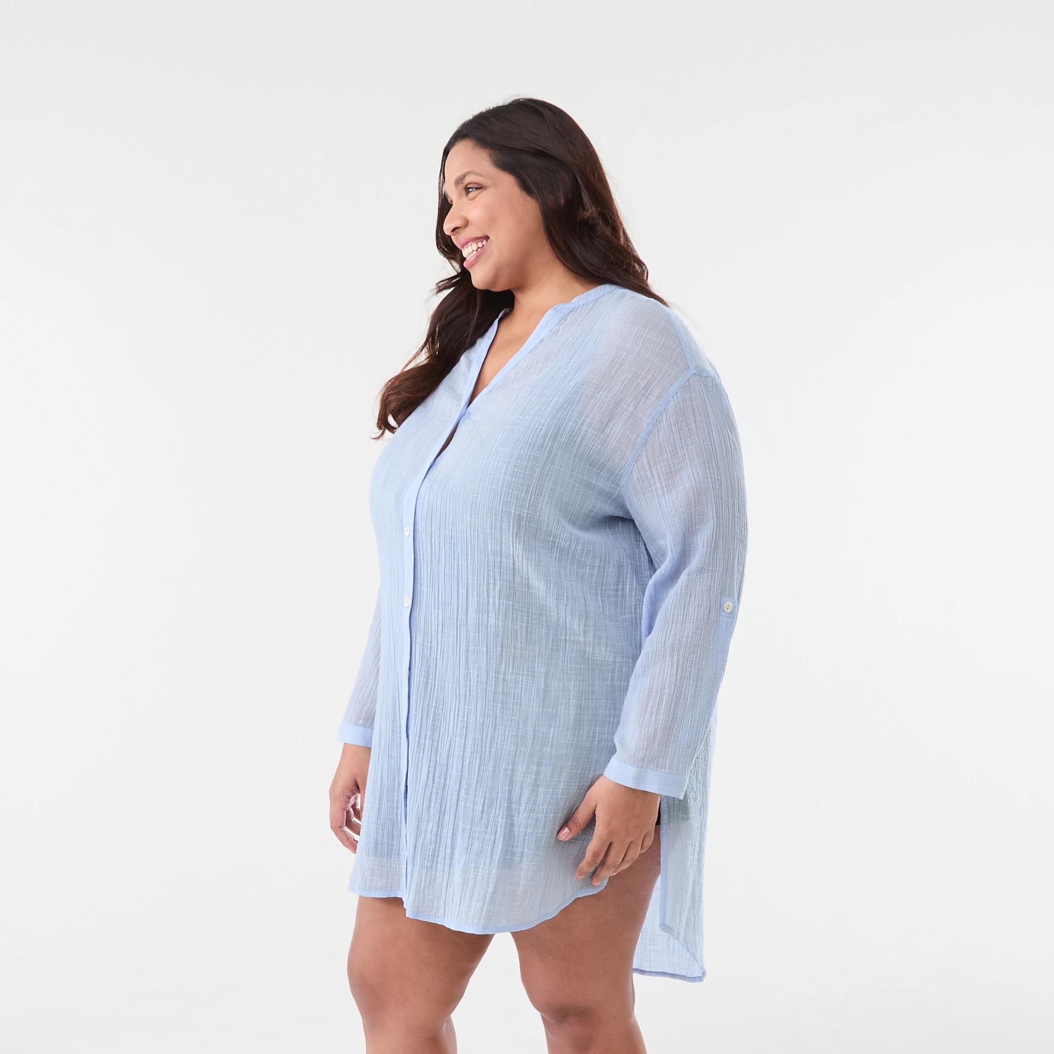 4 Curve Beach Kaftan Bruni Blue, 4 of 9