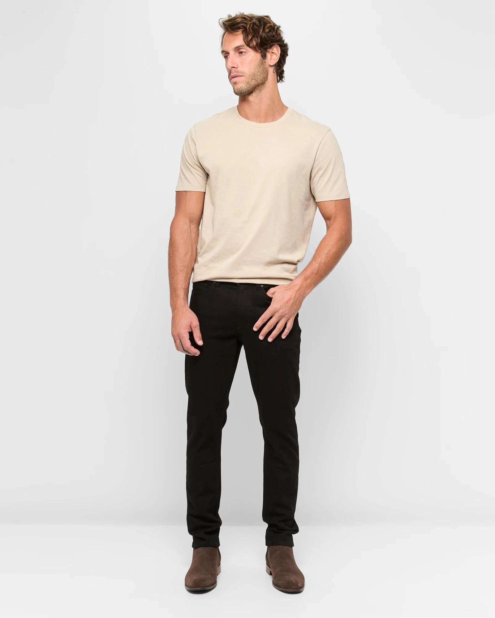 2 Target Man Slim Fit Denim Jeans STAY BLACK, 2 of 5