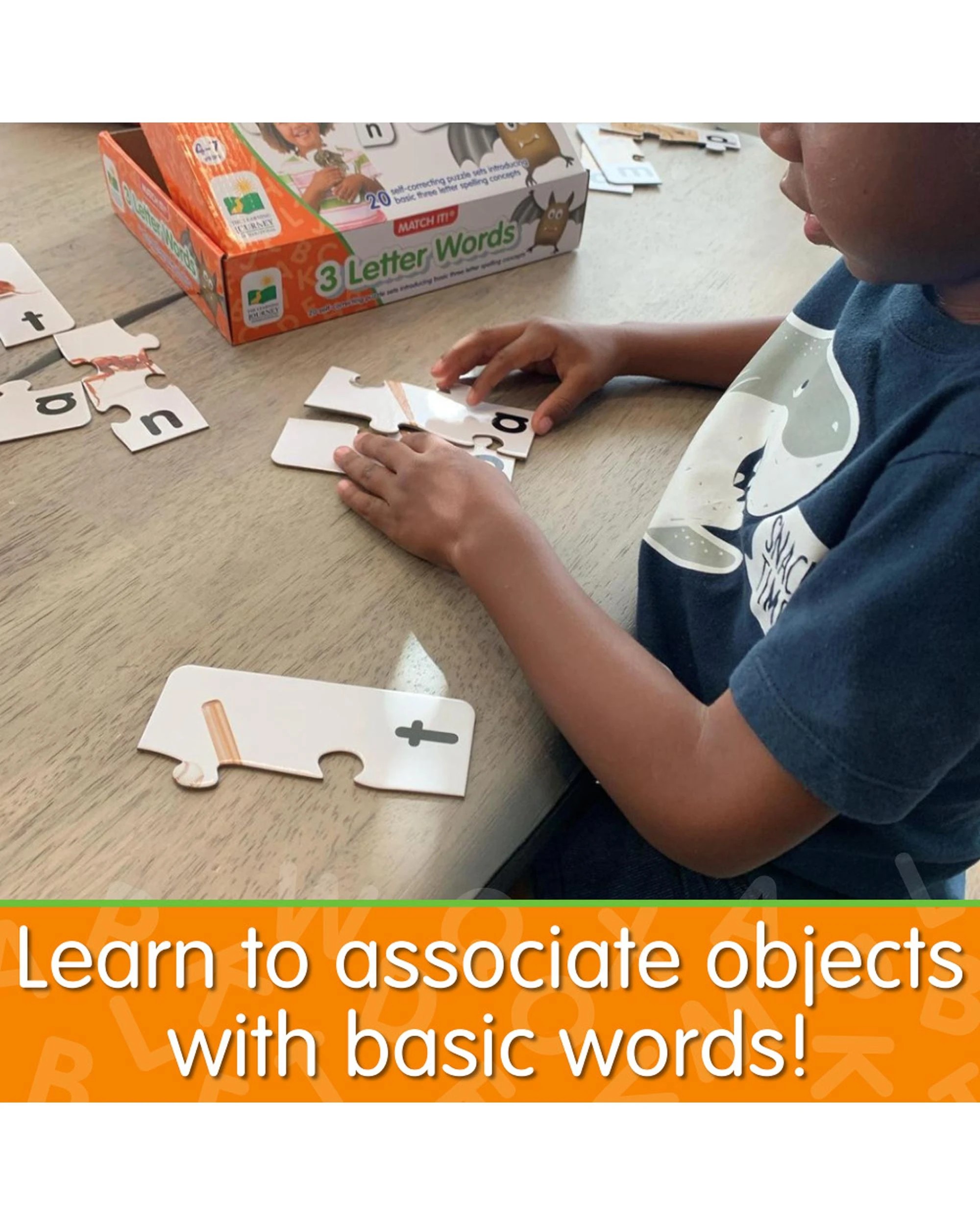 5 Learning Journey Match It! 3 Letter Word, 5 of 7