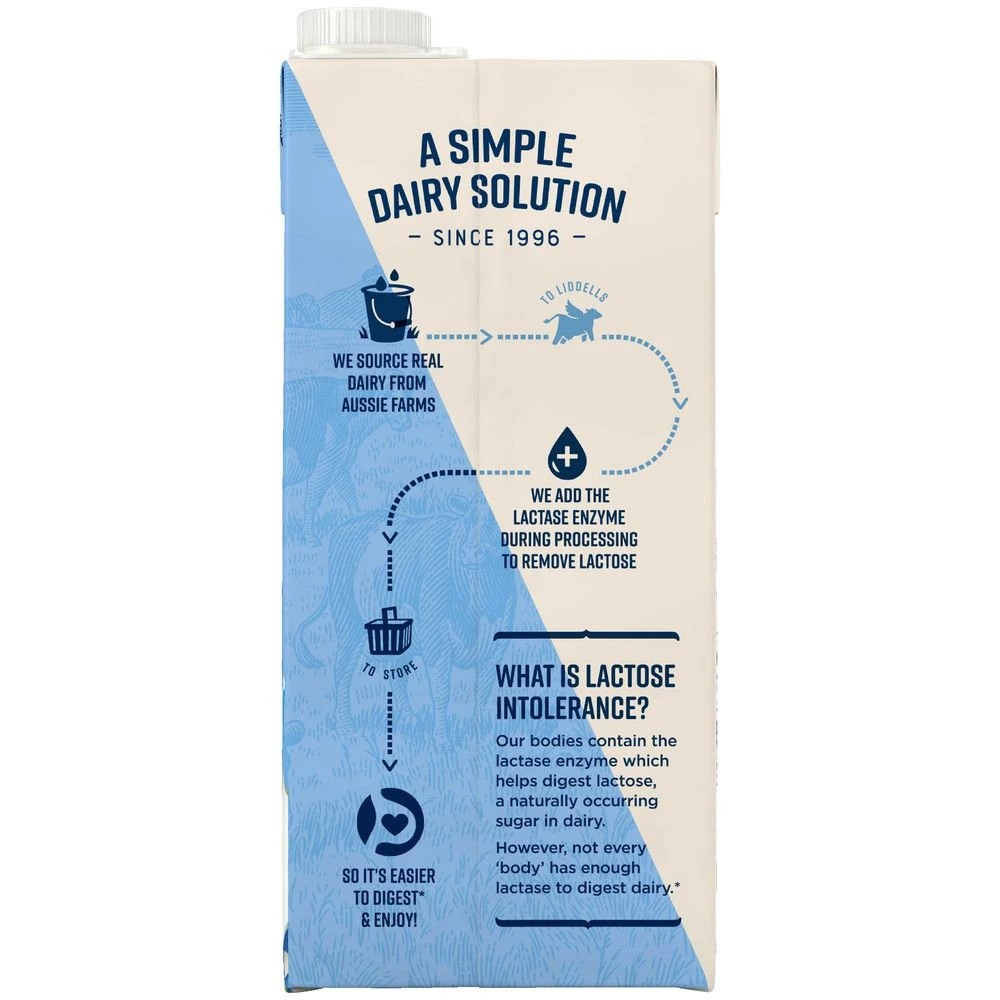 5 Liddells Lactose-free UHT Milk 1L, 5 of 5