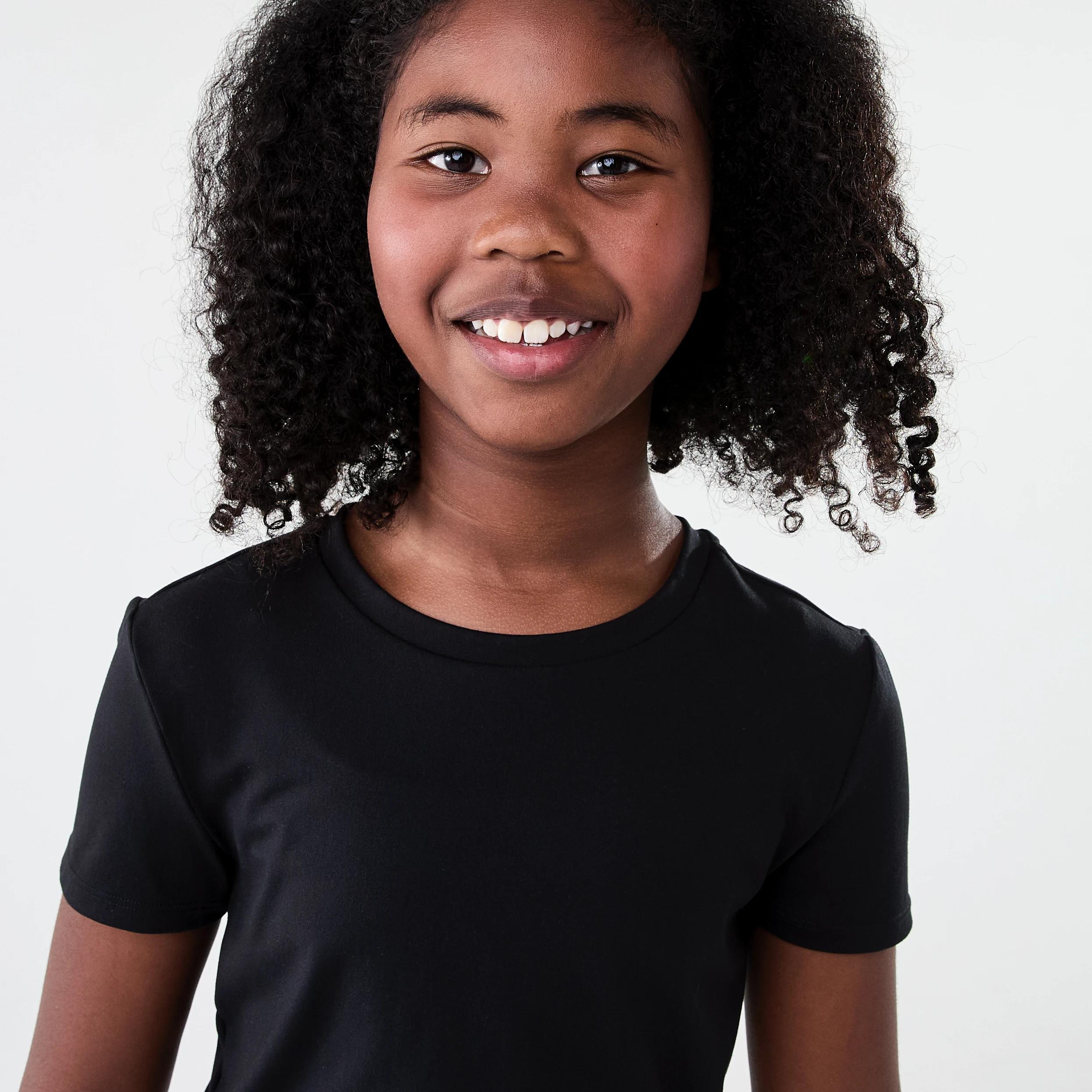 3 Active Kids Super Soft T-shirt BLACK, 3 of 6