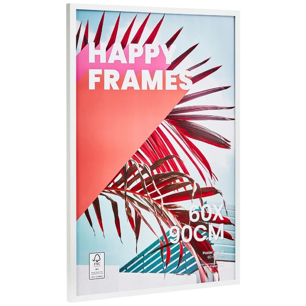 2 Happy Frames 60 x 90CM Poster Frame White, 2 of 4