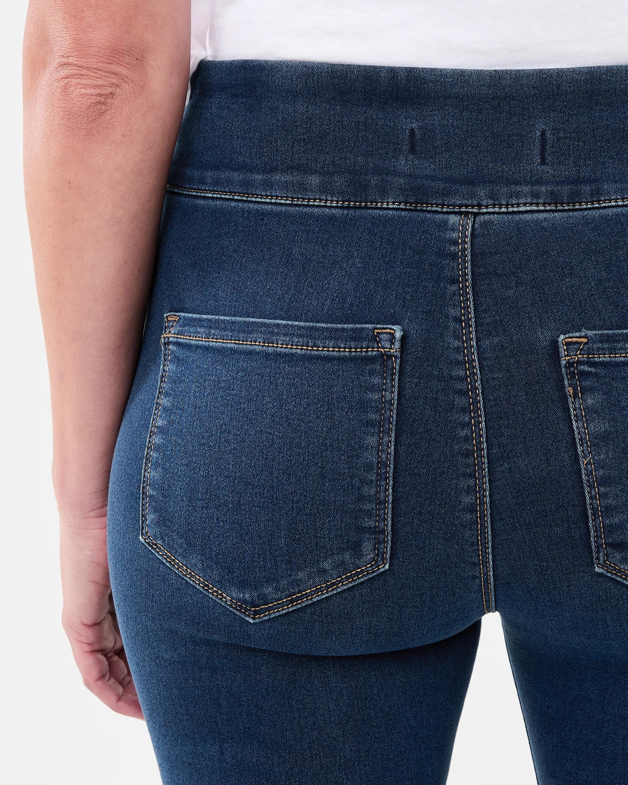 6 Flare Denim Jeggings DARK WASH, 6 of 7