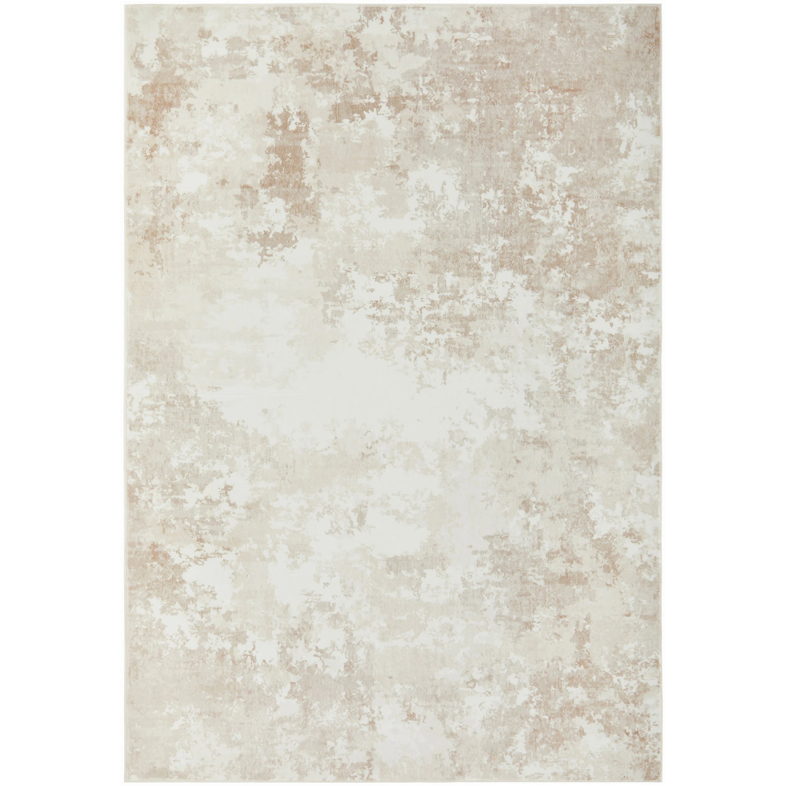 1 Common Ground Rugs Vitality Kacie 220x150cm - Medium Washable Pet Friendly Rug - White, 1 of 9