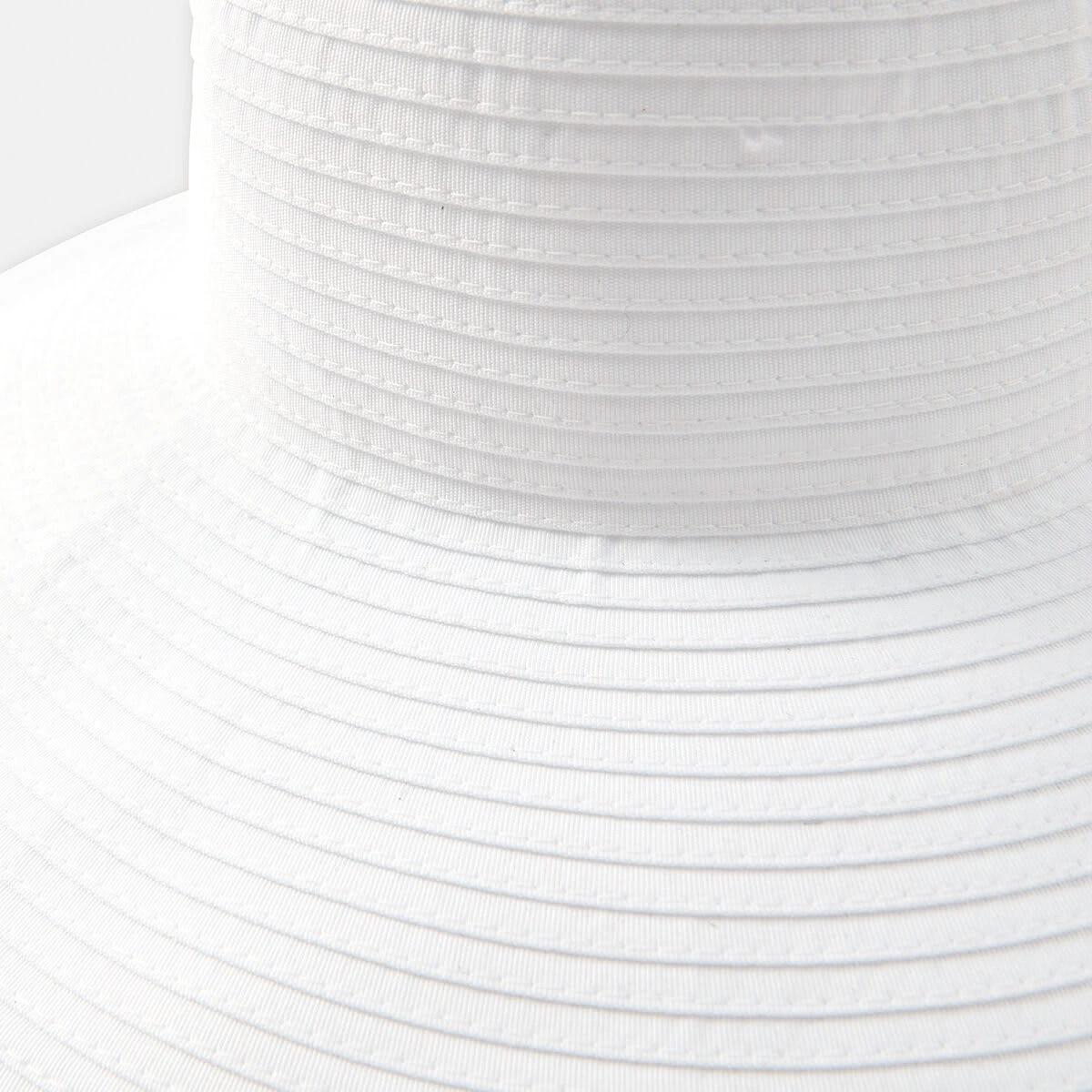 2 Braid Wide Brim Hat White, 2 of 3
