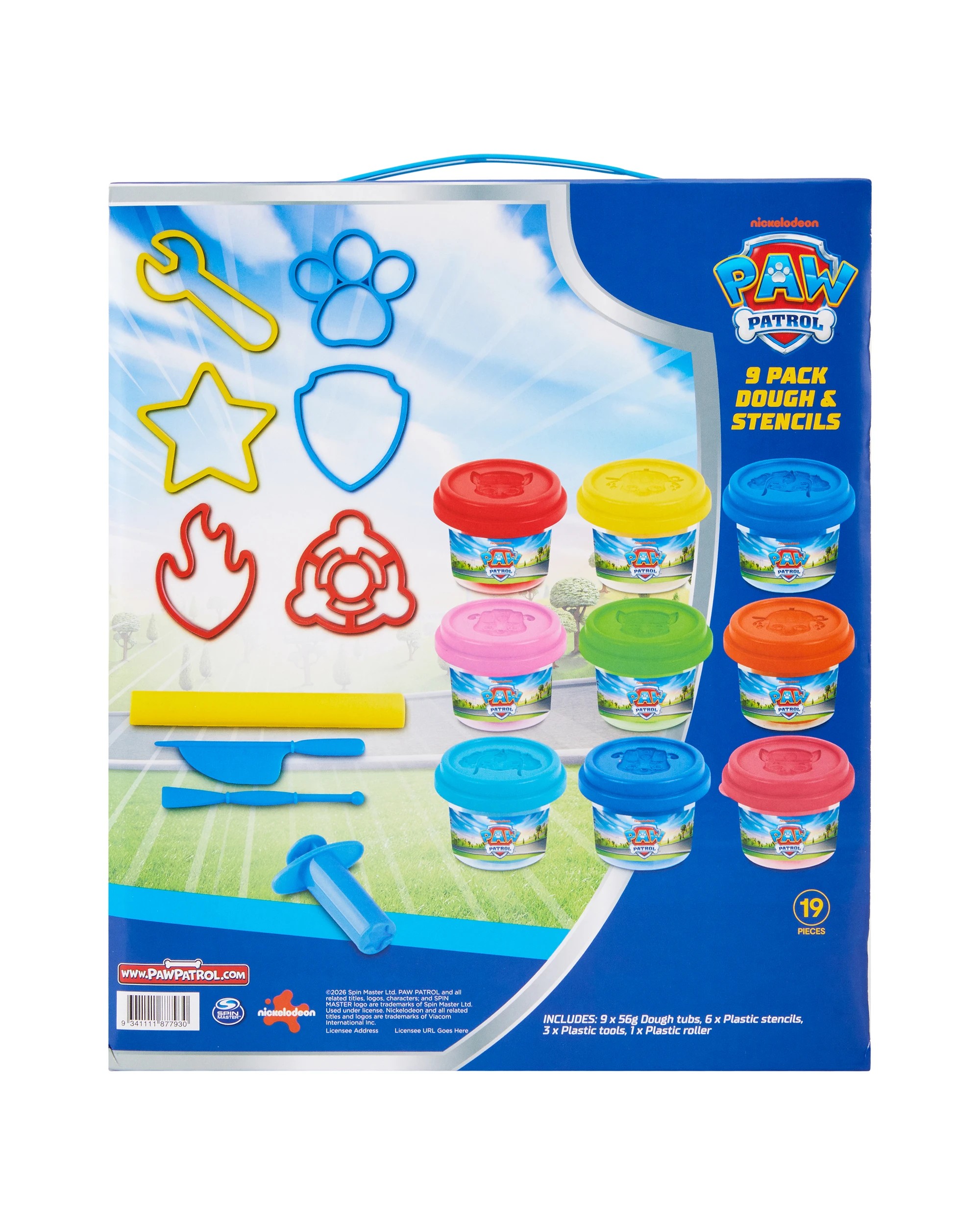 5 Nickelodeon PAW Patrol 19 Piece Dough and Stencil Set, 5 of 5