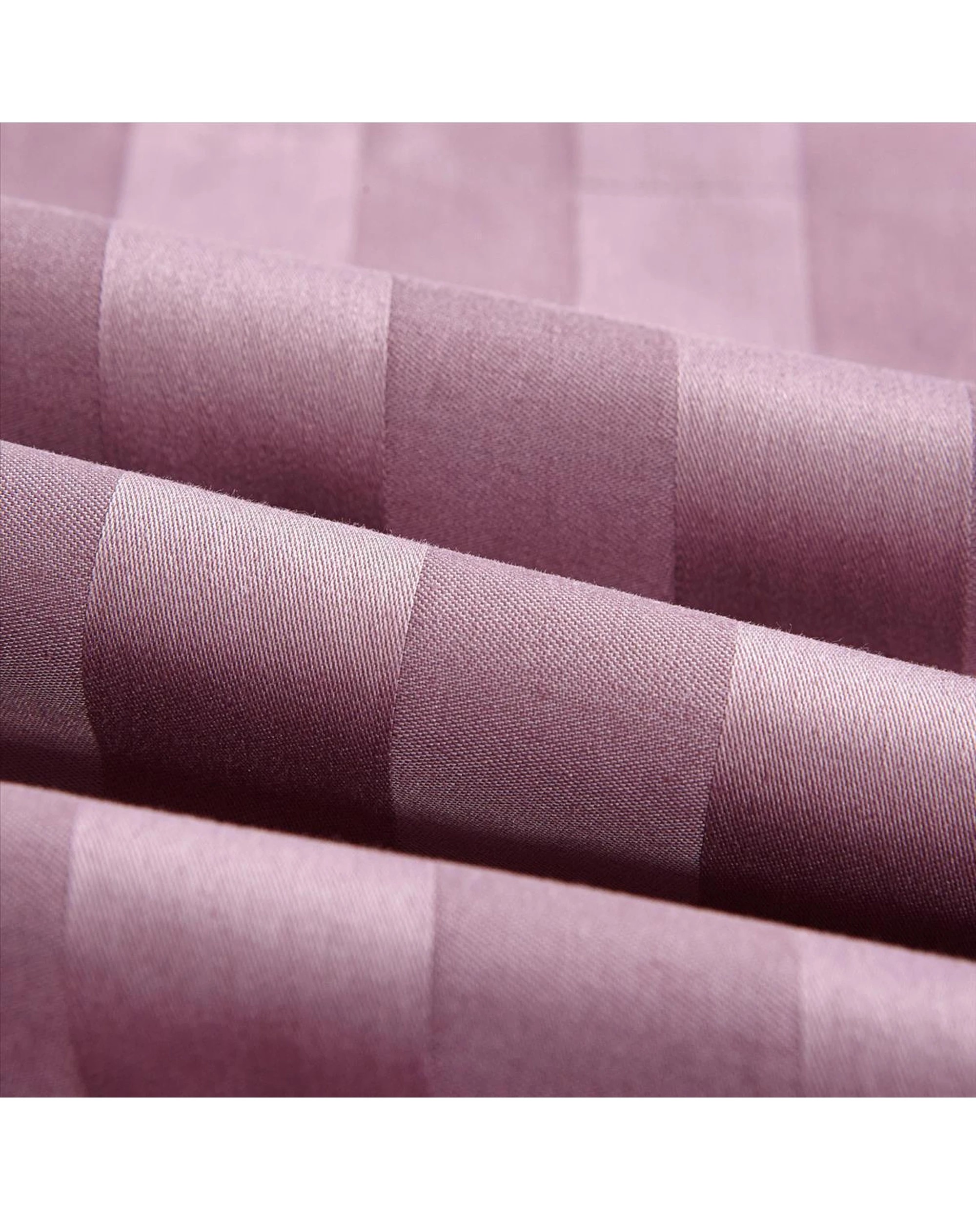 5 Cotton More 100% Cotton Striped Duvet Cover Set Bedding King - Purple, 5 of 6