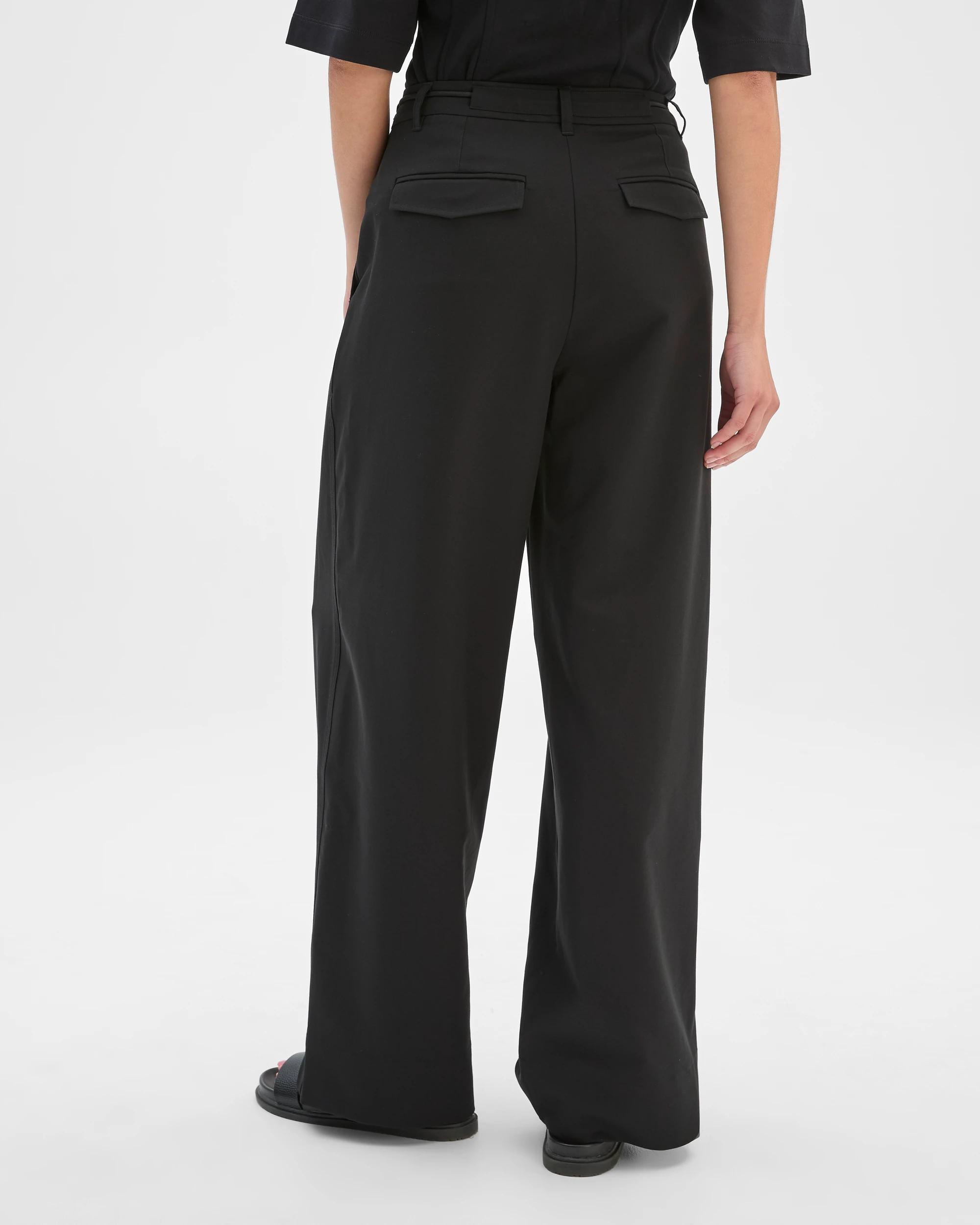 7 Preview Wide Barrel Leg Pants BLACK, 7 of 9