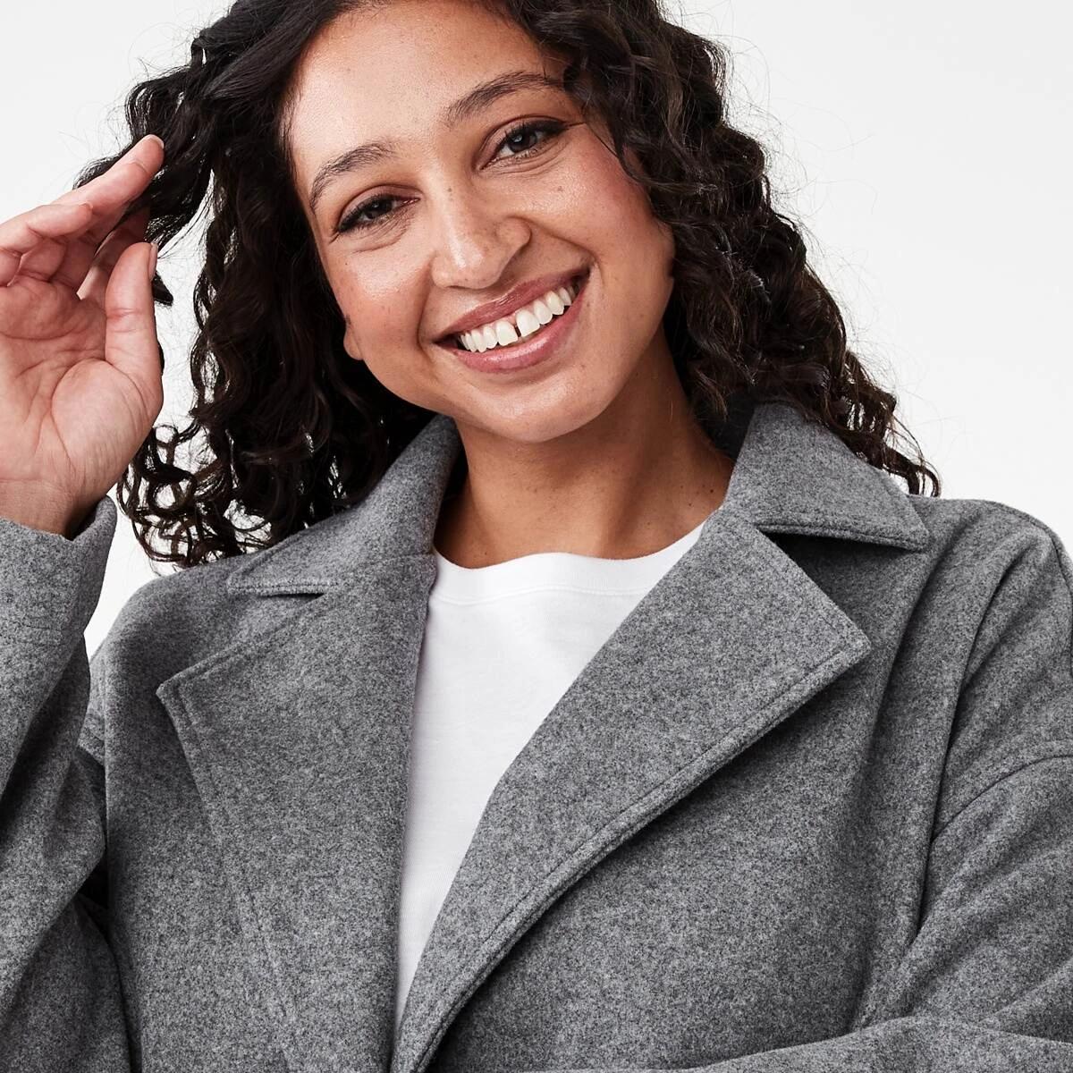 5 Oversized Coat with Belt Gry Chmrle, 5 of 9