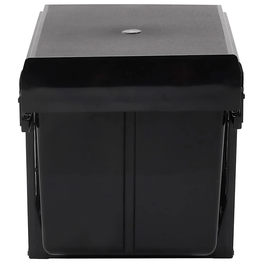 4 Vidaxl Garbage Can - Black, 4 of 7
