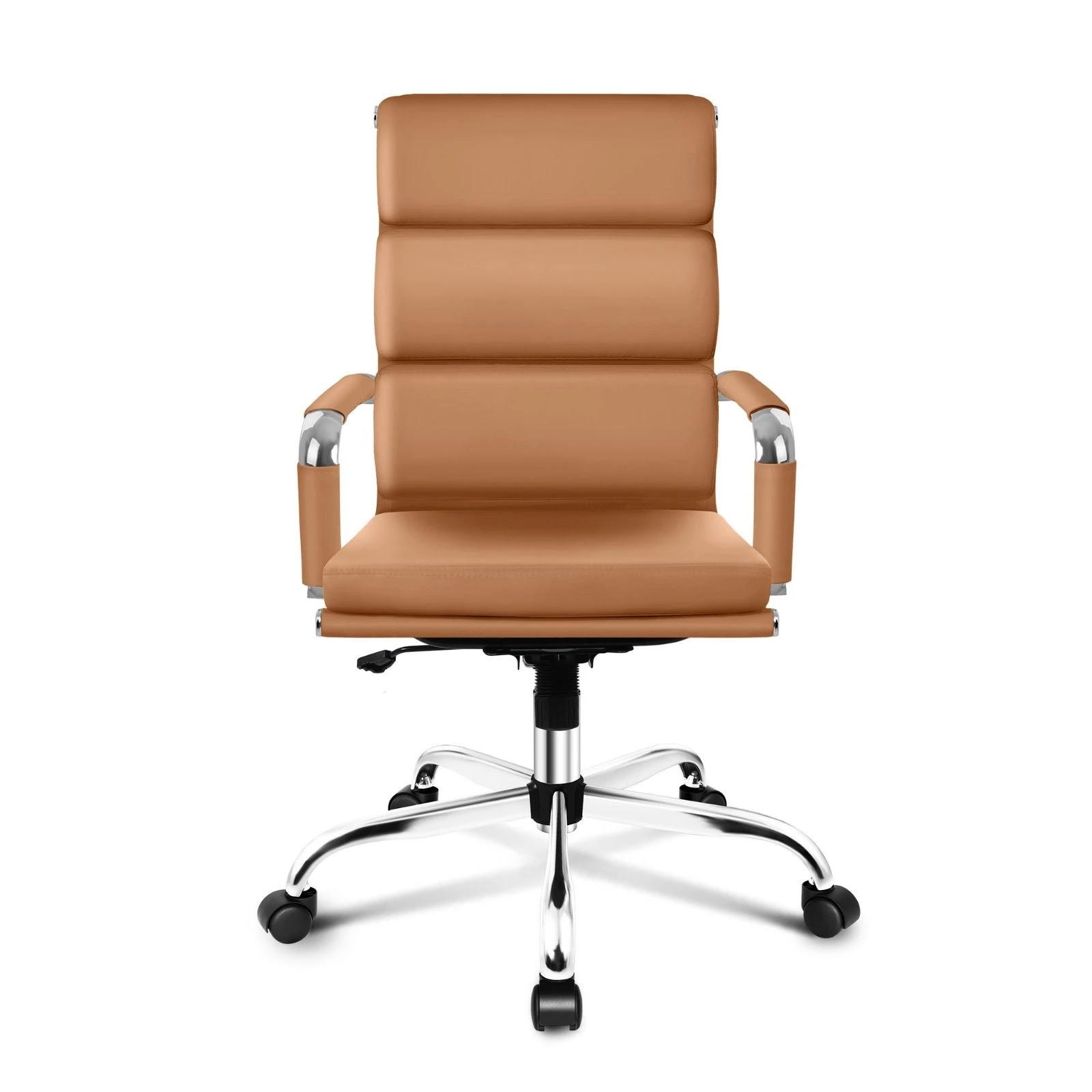 9 Alfordson Office Chair Ergonomic Paddings Computer Work Executive Seat High Back - Brown, 9 of 10