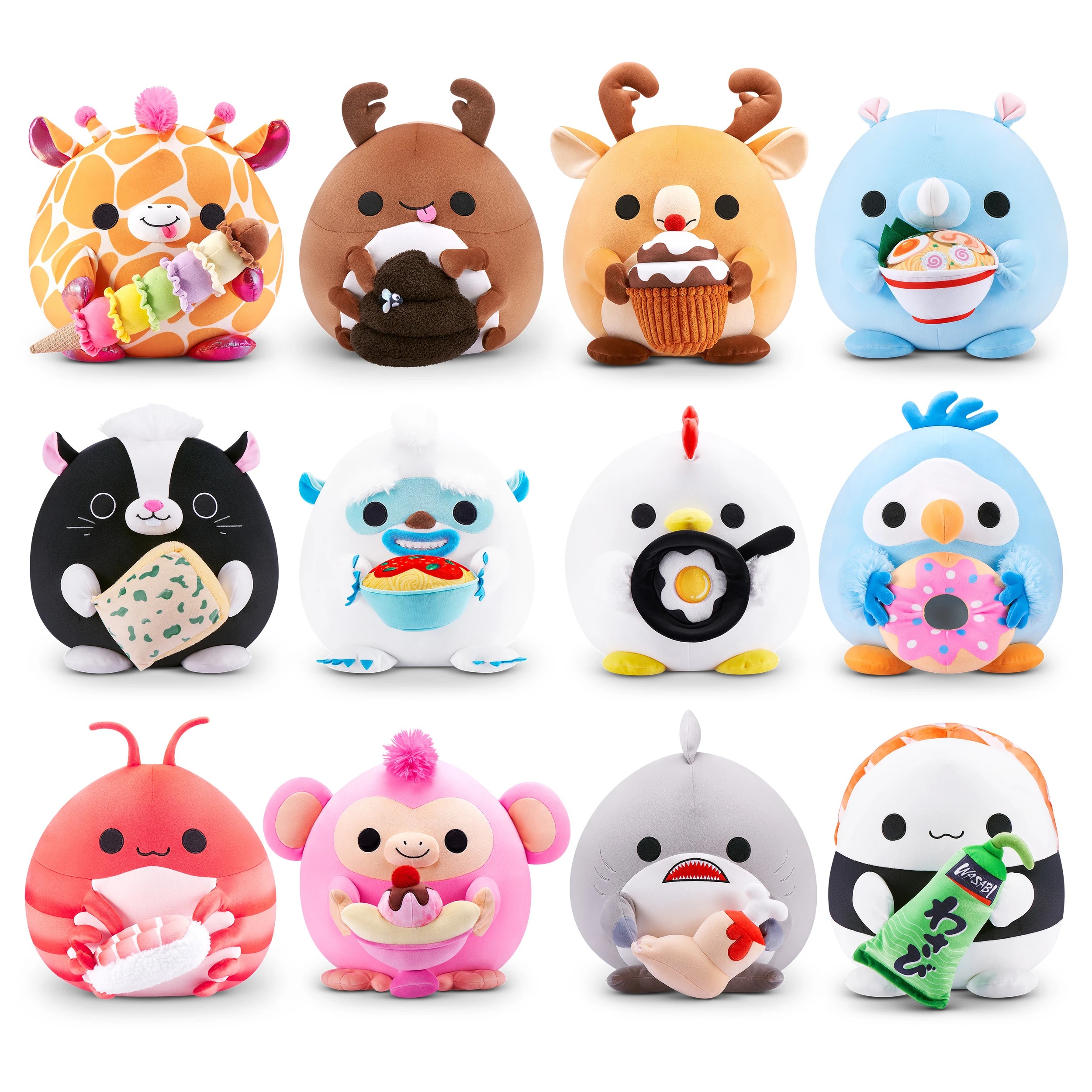 1 20cm Snackles Non-Licensed Series Plush by ZURU - Assorted, 1 of 8
