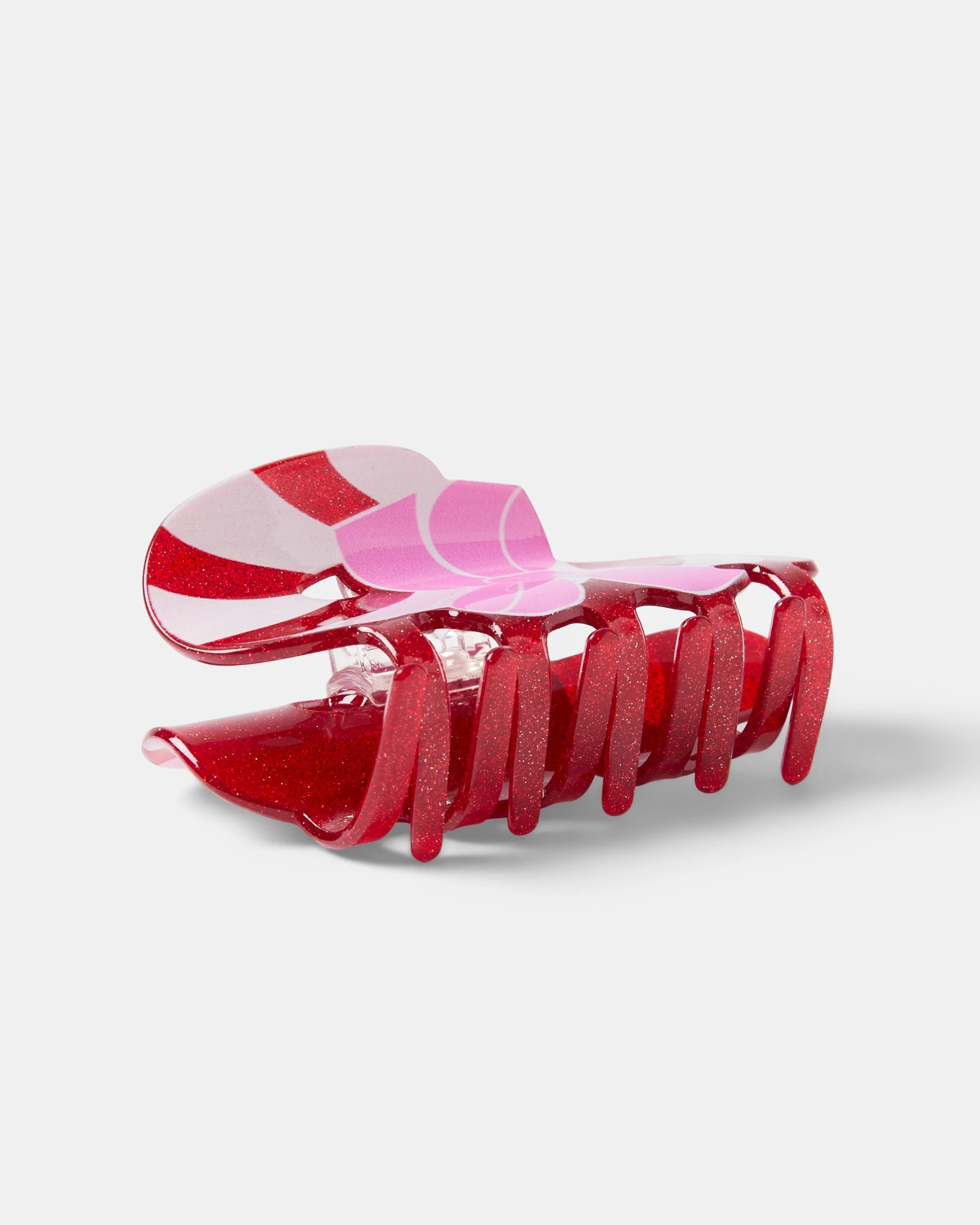 Red Candy Cane Claw Hair Clip - Kmart