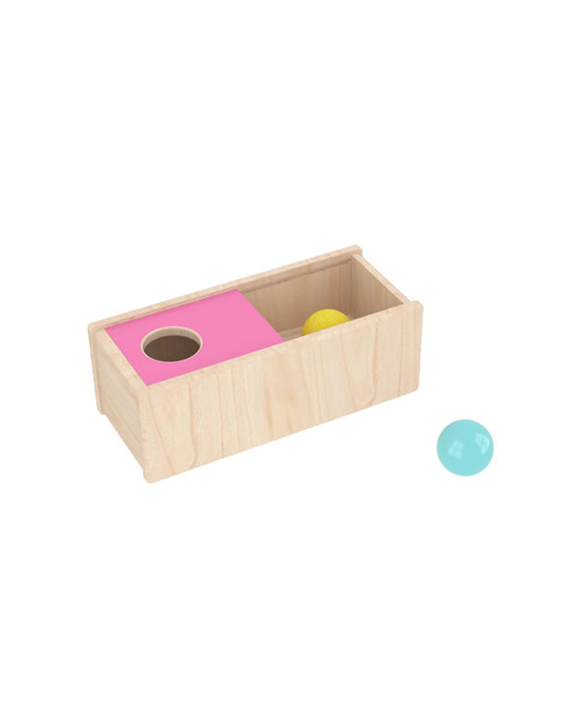 1 EDUCARE Sliding Box Toy Object Permanence Educational Wooden Aged 3Y For Kids - Multi, 1 of 3