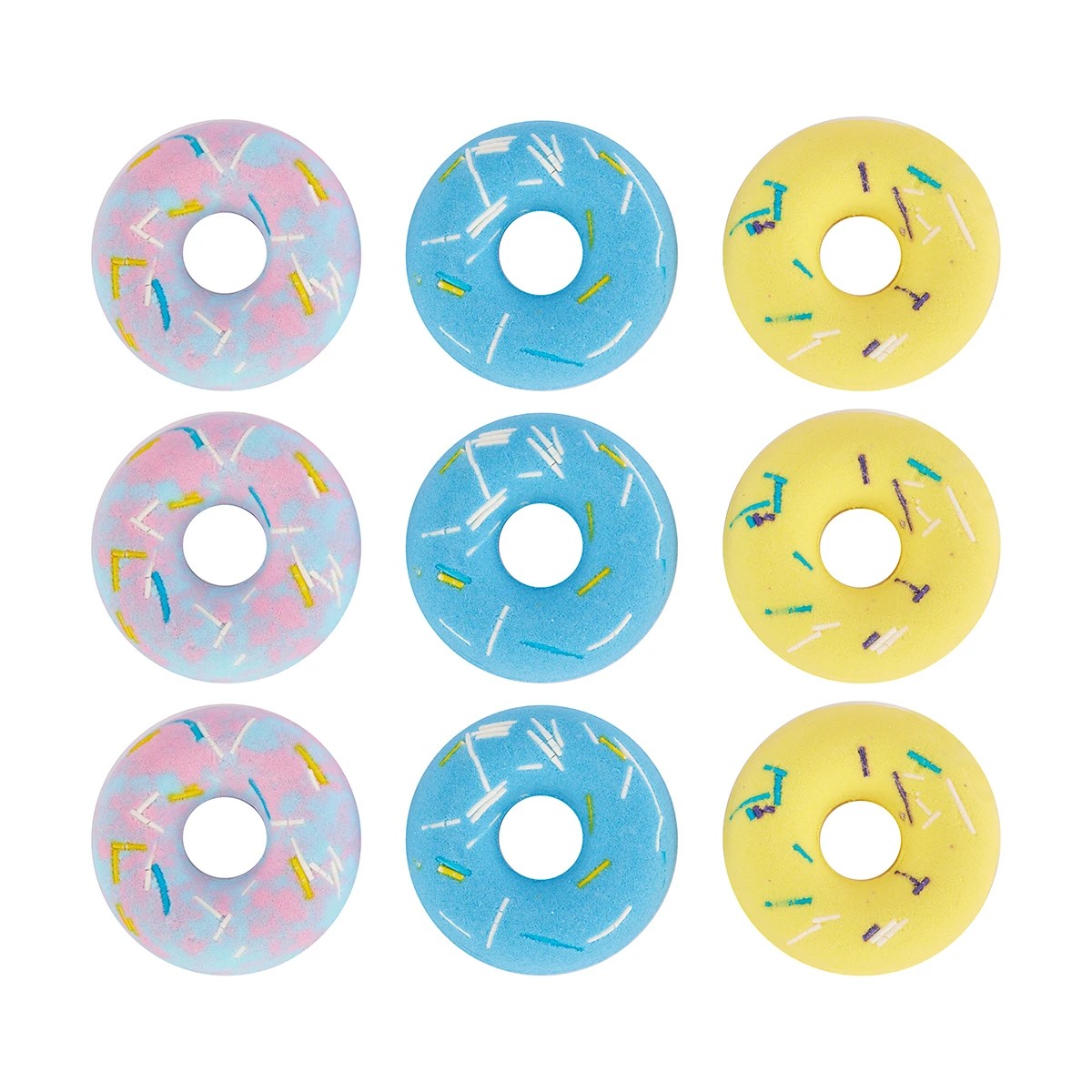 2 OXX Bodycare 9 Piece Multi Bath Fizzers - Donut, 2 of 7