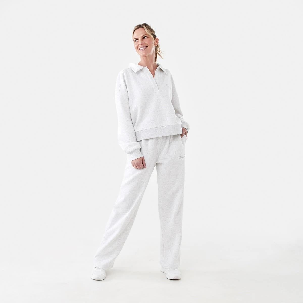 7 Everlast Womens Straight Leg Trackpants White Marl, 7 of 7