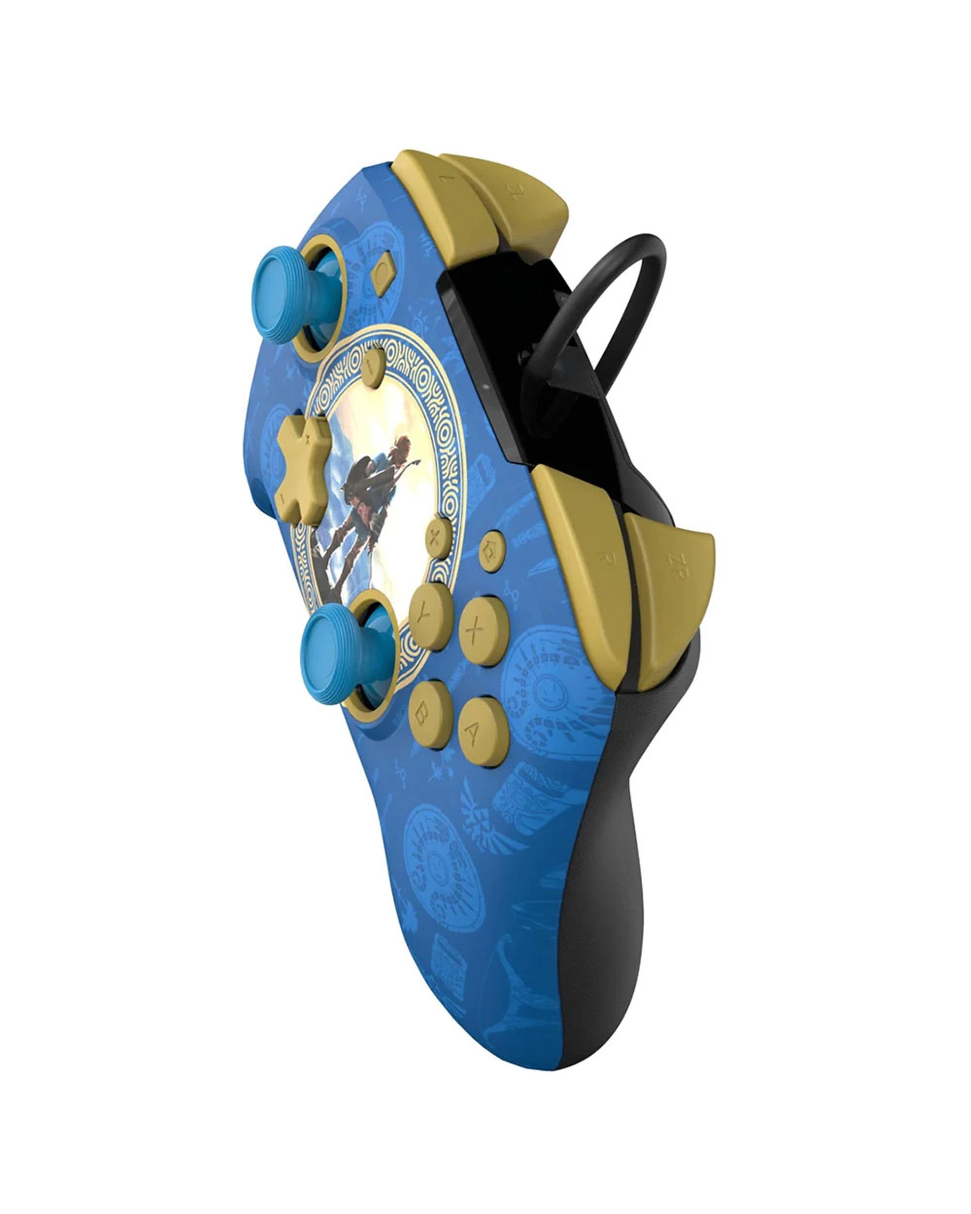 8 PDP Switch Rematch Wired Controller Hyrule Blue, 8 of 10