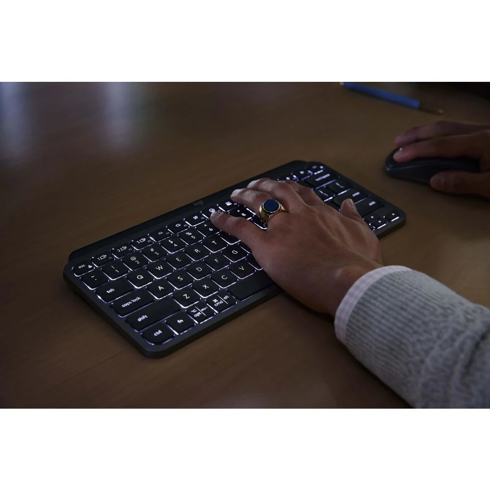 6 Logitech MX Keys Mini Wireless Keyboard Graphite, 6 of 10