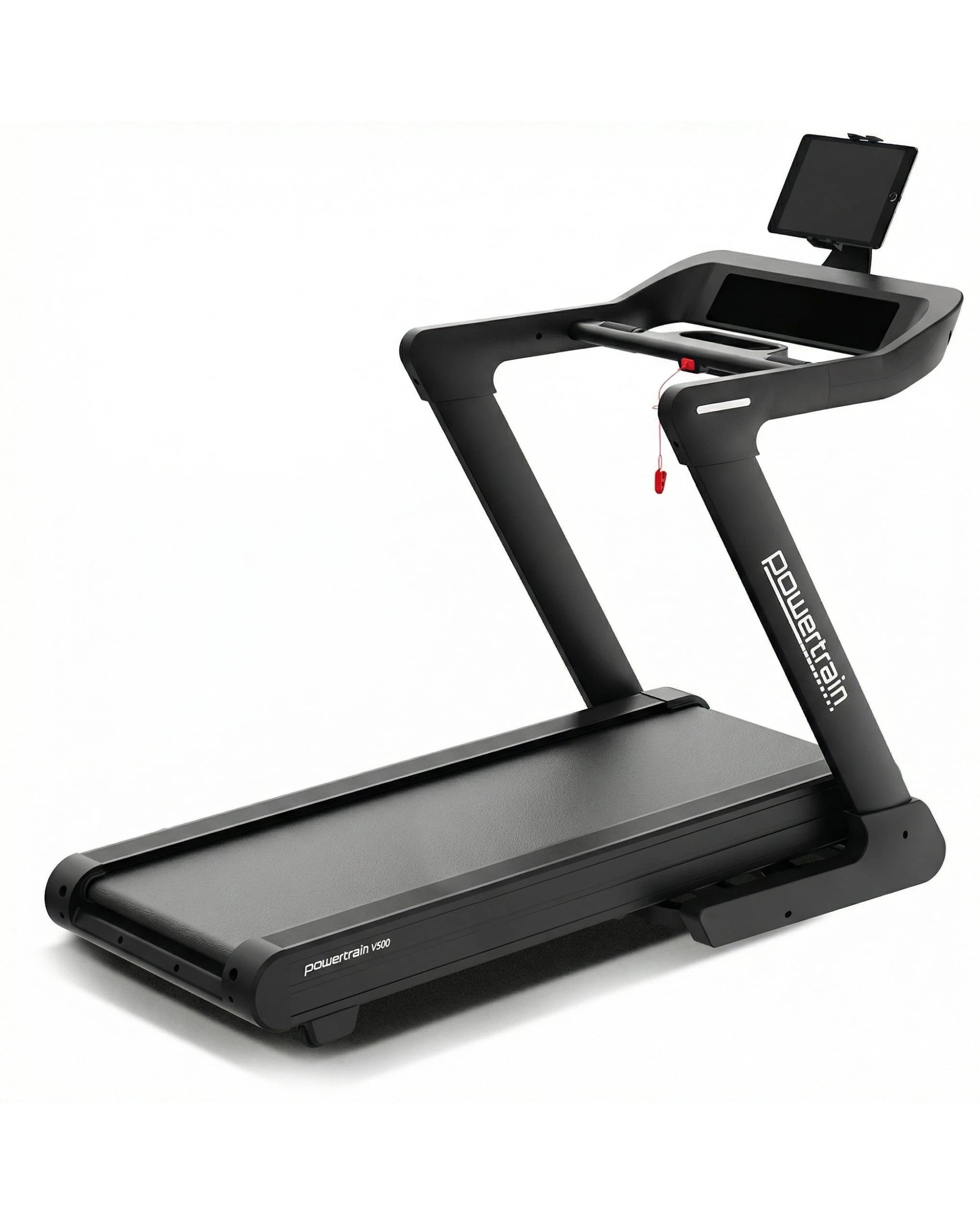 1 Powertrain V500 3HP Foldable Treadmill with Automatic Incline and Bluetooth Cardio Exercise, 1 of 10