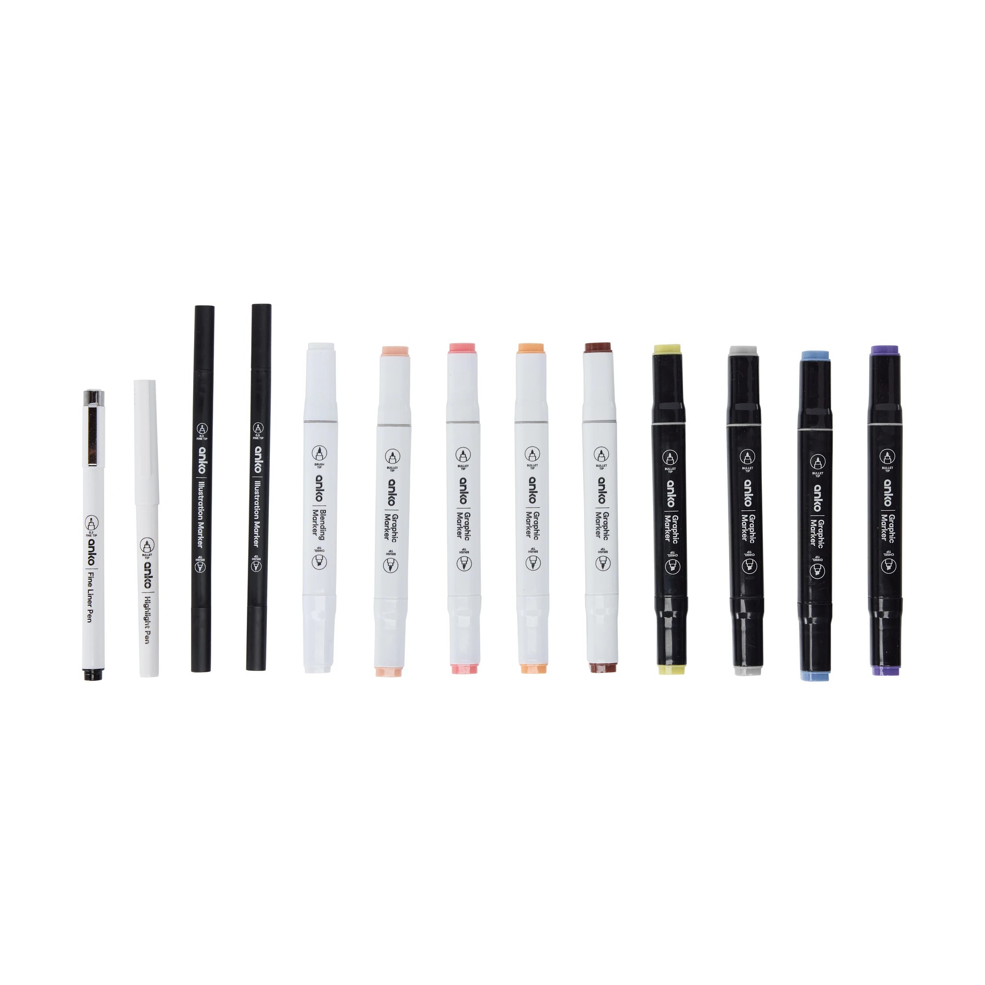 2 13 Pack Manga Drawing Set - Pink, 2 of 7