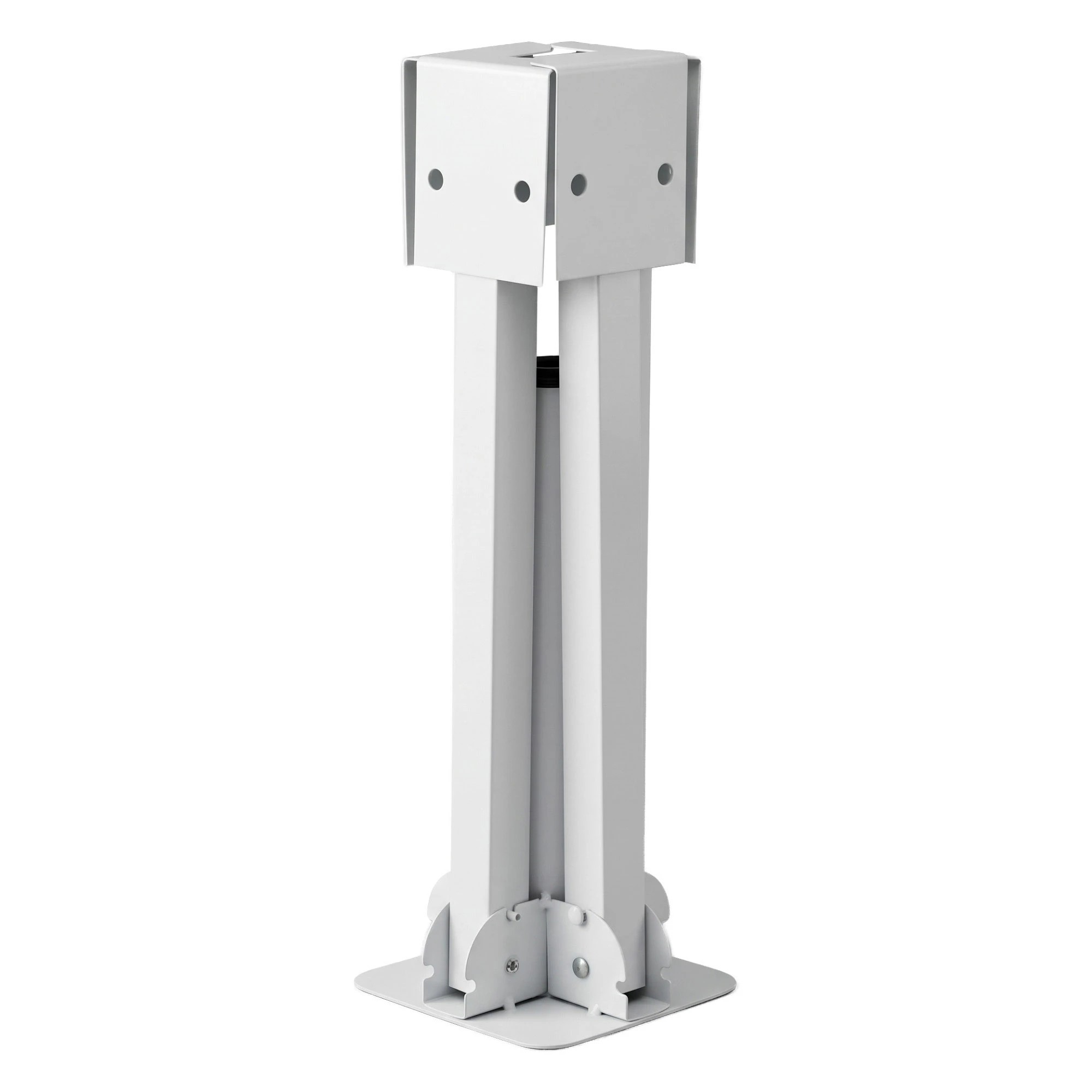 3 Instahut Outdoor Umbrellas Base Steel Umbrella Holder 25 to 35mm White - White, 3 of 8