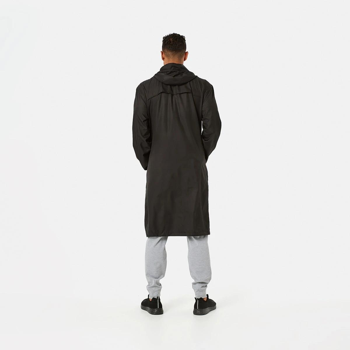 9 Active Unisex Packable Raincoat BLACK, 9 of 10
