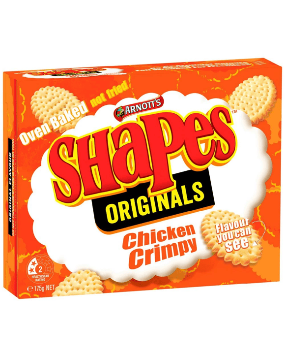 Arnott's Shapes Chicken Crimpy 175g