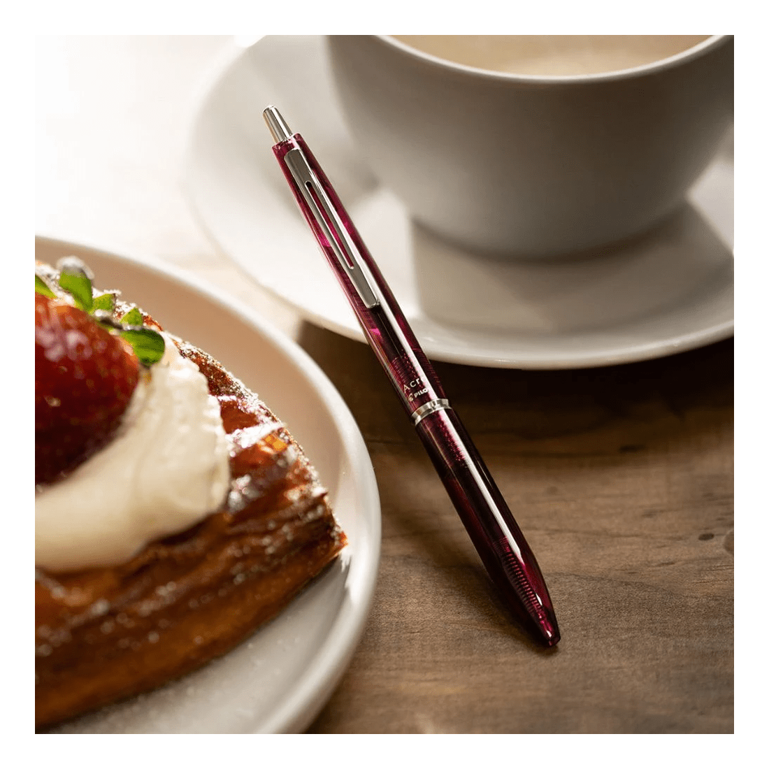 6 PILOT Acro 300 0.5mm Hybrid Ballpoint Pen Red Barrel, 6 of 6