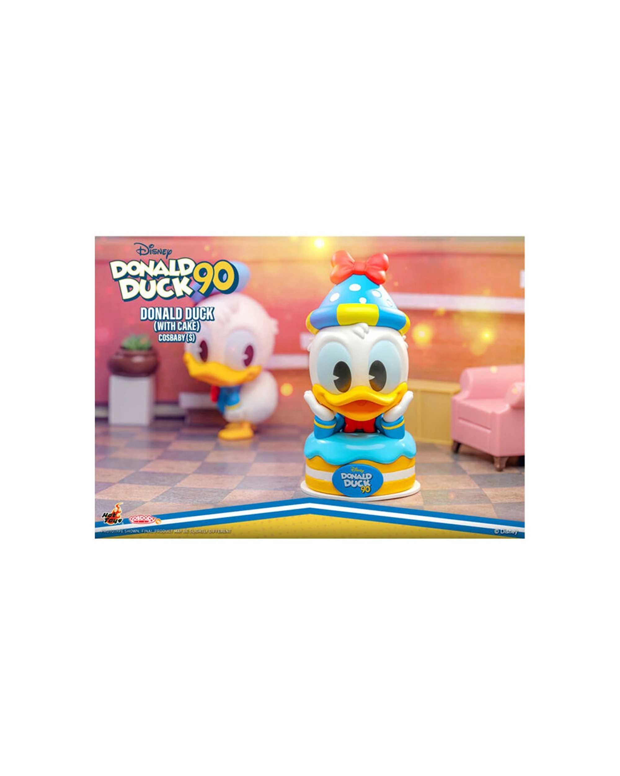 3 Donald Duck Cosbaby 90th Anniversary Action Figure 11cm Collectible Toy, 3 of 3