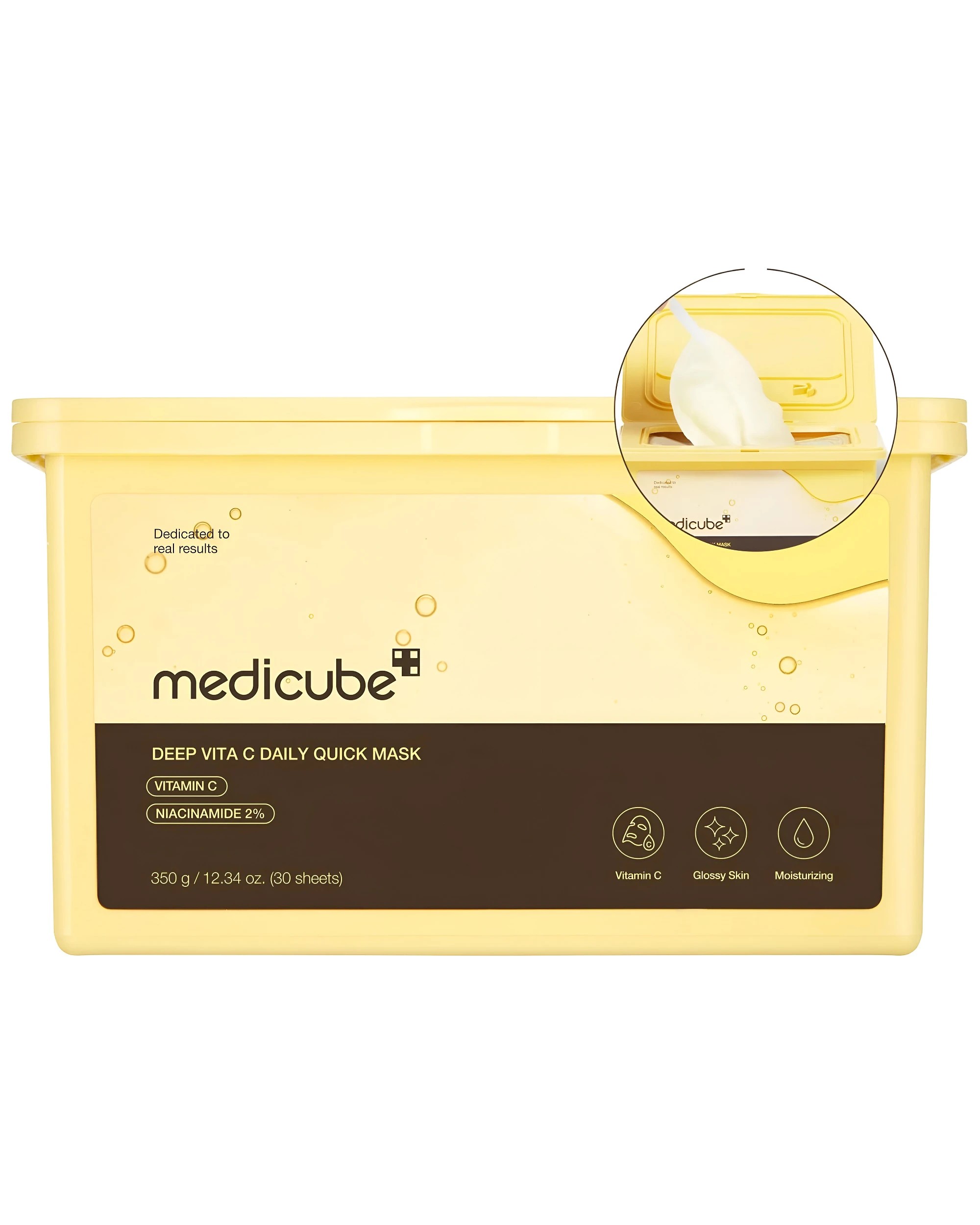 1 Medicube Deep Vita C Daily Quick Masks 30 Pack, 1 of 3