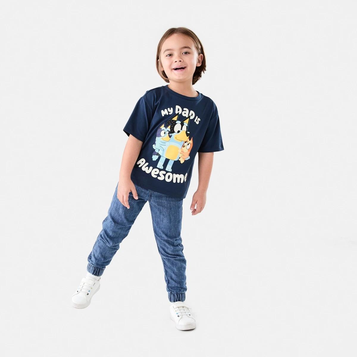 5 Bluey License Print T-shirt BLUEY MY DAD IS AWESOME, 5 of 6