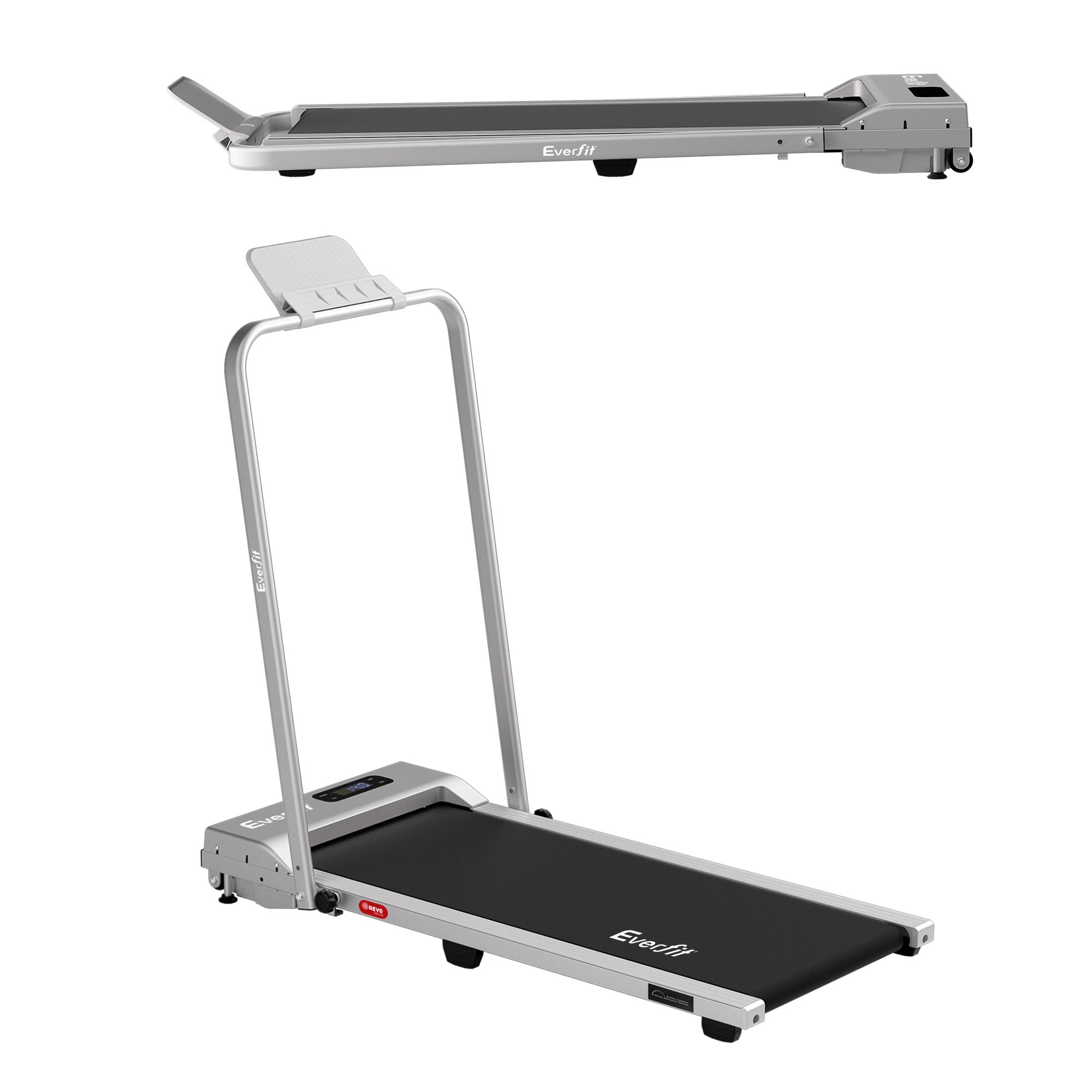 4 Everfit 3 in 1 Walking Pad Treadmill 12% Incline Under Desk Foldable Treadmills for Home 38cm - Silver, 4 of 9