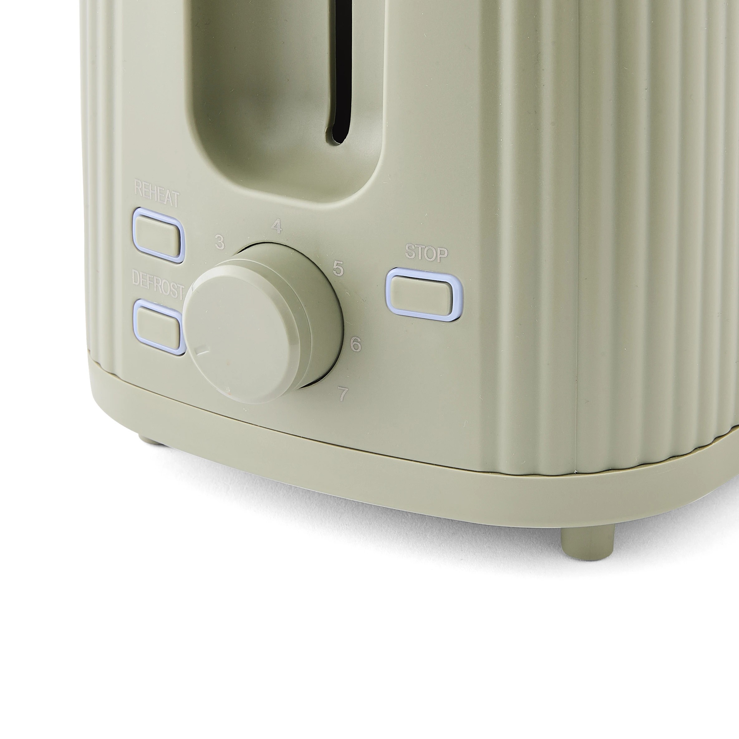 7 2 Slice Linear Toaster - Green, 7 of 8