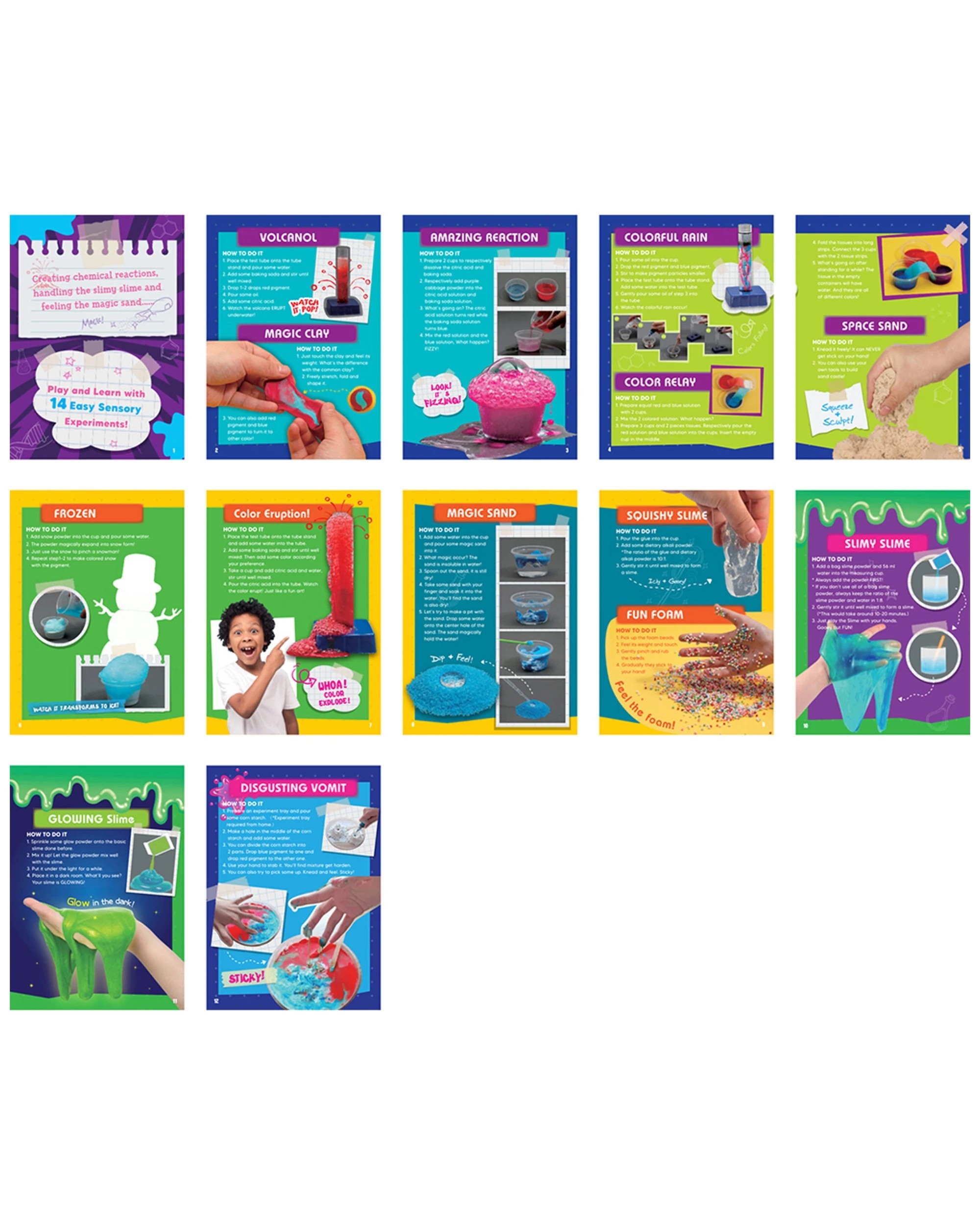 4 Kaper Kidz Sensory Science Kit 8 Years 15 Experiments STEM Educational Toy - Multi, 4 of 9