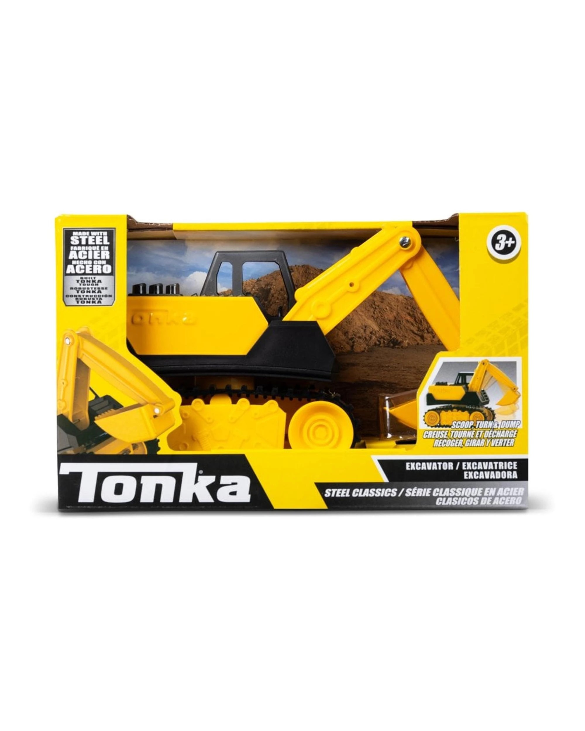2 Tonka Steel Classics Excavator 1:32 Scale Vehicle, 2 of 8