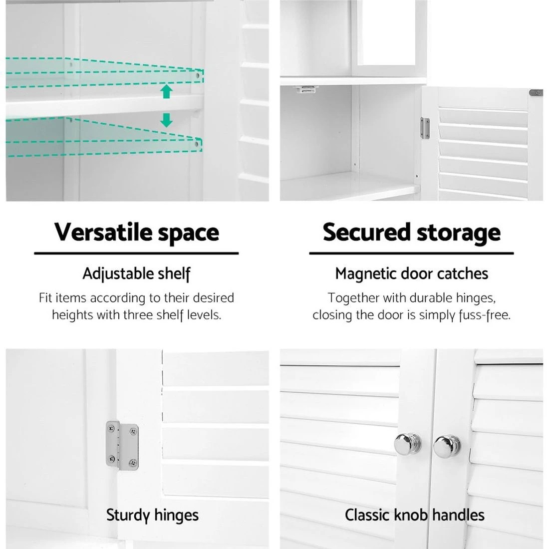 7 Artiss Buffet Sideboard
 - white, 7 of 8