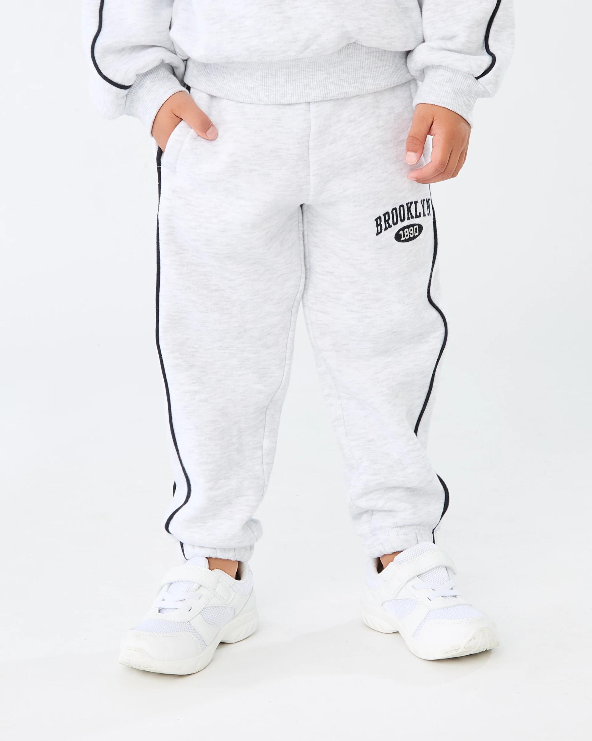 1 Loose Fit Trackpants Wht Marle, 1 of 7