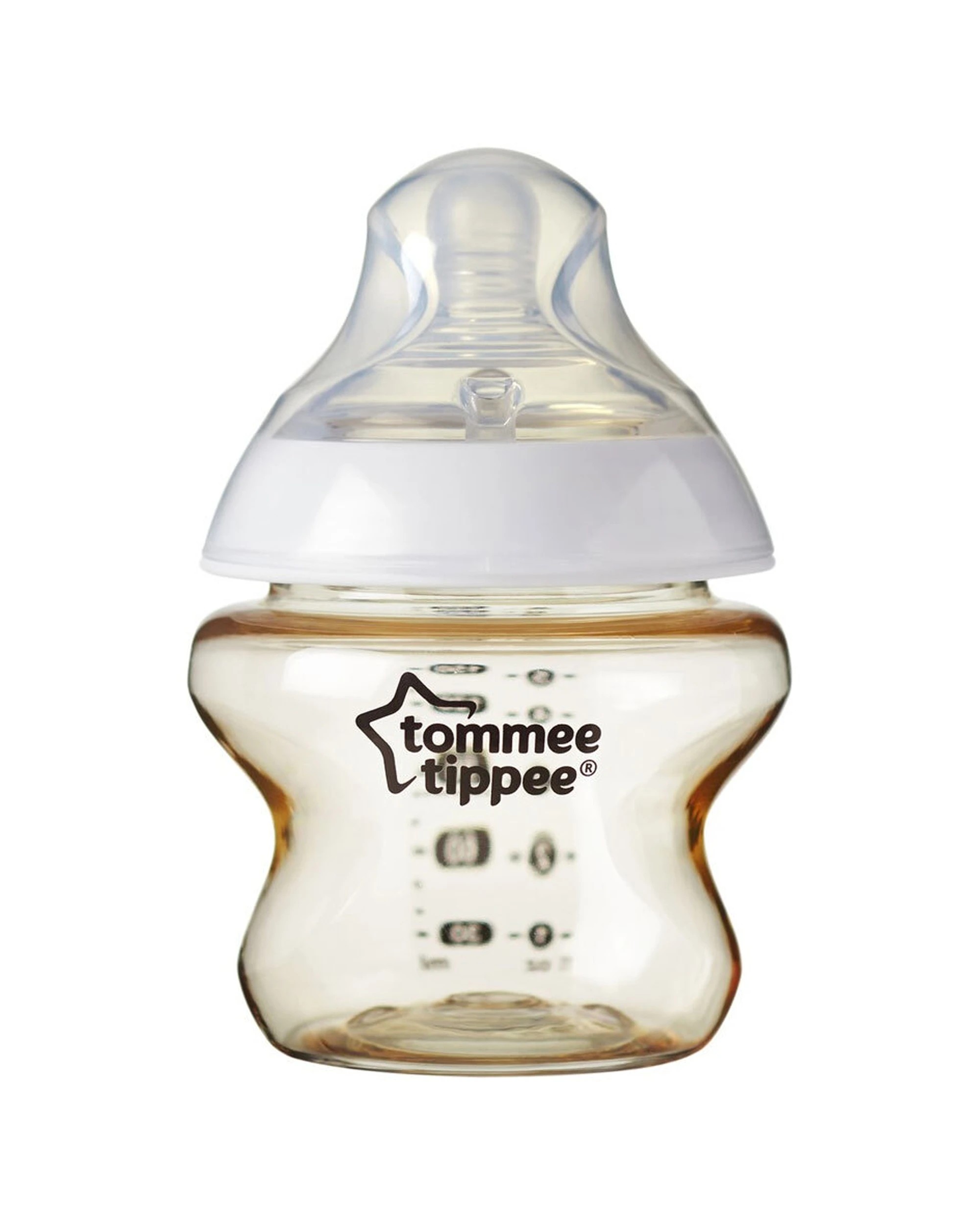 1 Tommee Tippee Closer To Nature Super Soft Silicone Teat Bottle 150ml PPSU - Plain, 1 of 1