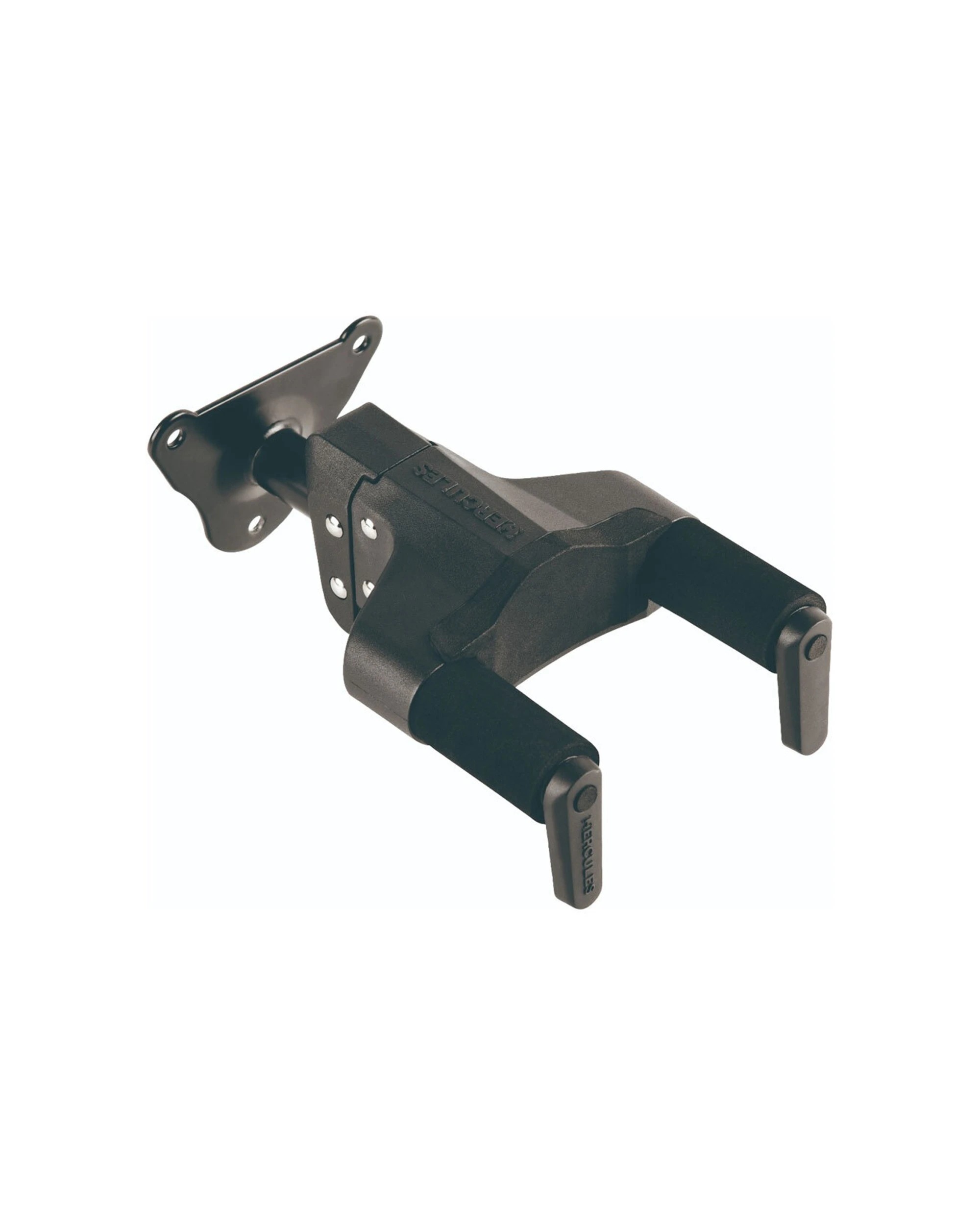 2 Hercules 2PK Screw In Acoustic & Electric Guitar Hanger Holder Wall Mount Rack - Black, 2 of 3
