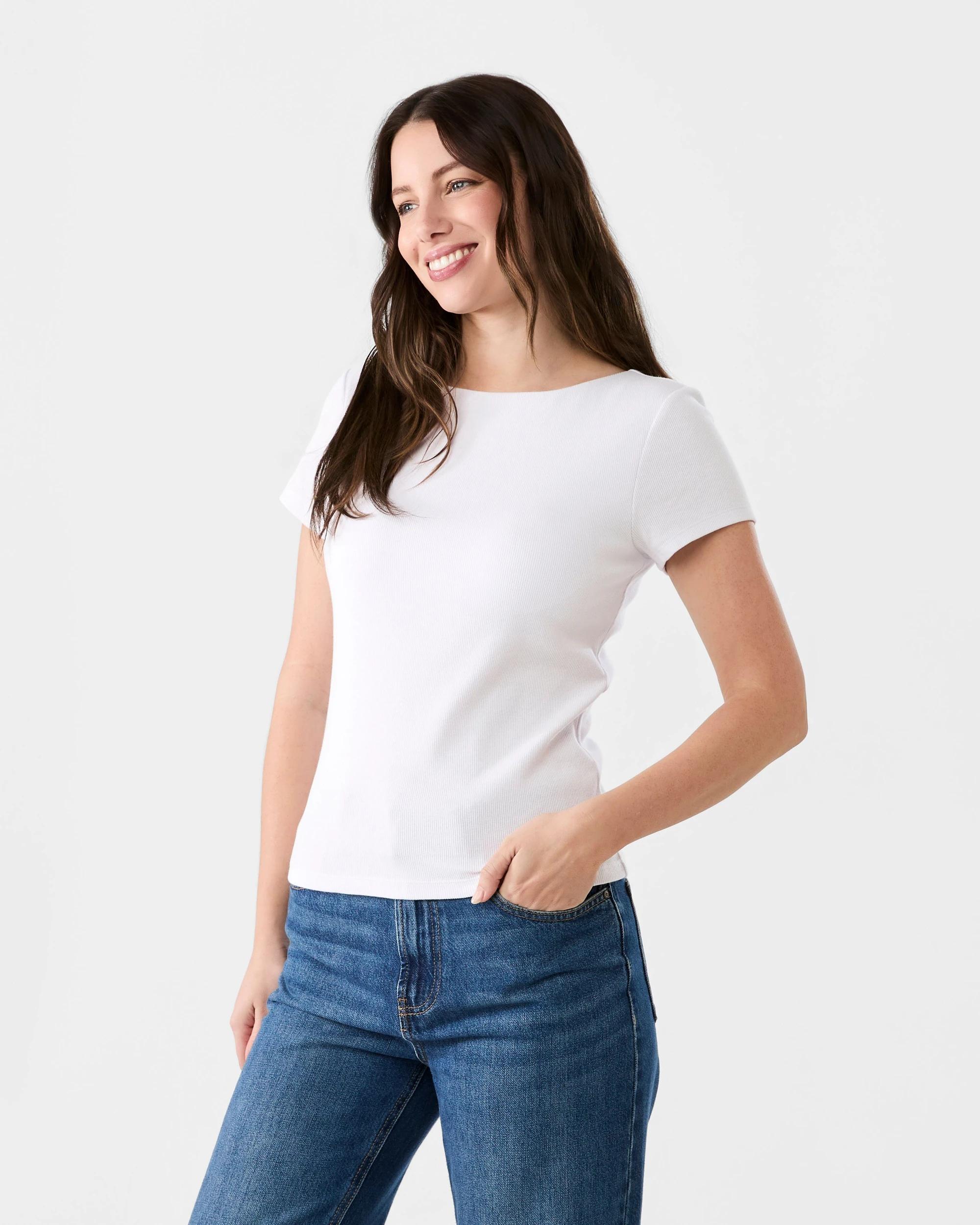 2 Short Sleeve Shelf T-shirt White, 2 of 5