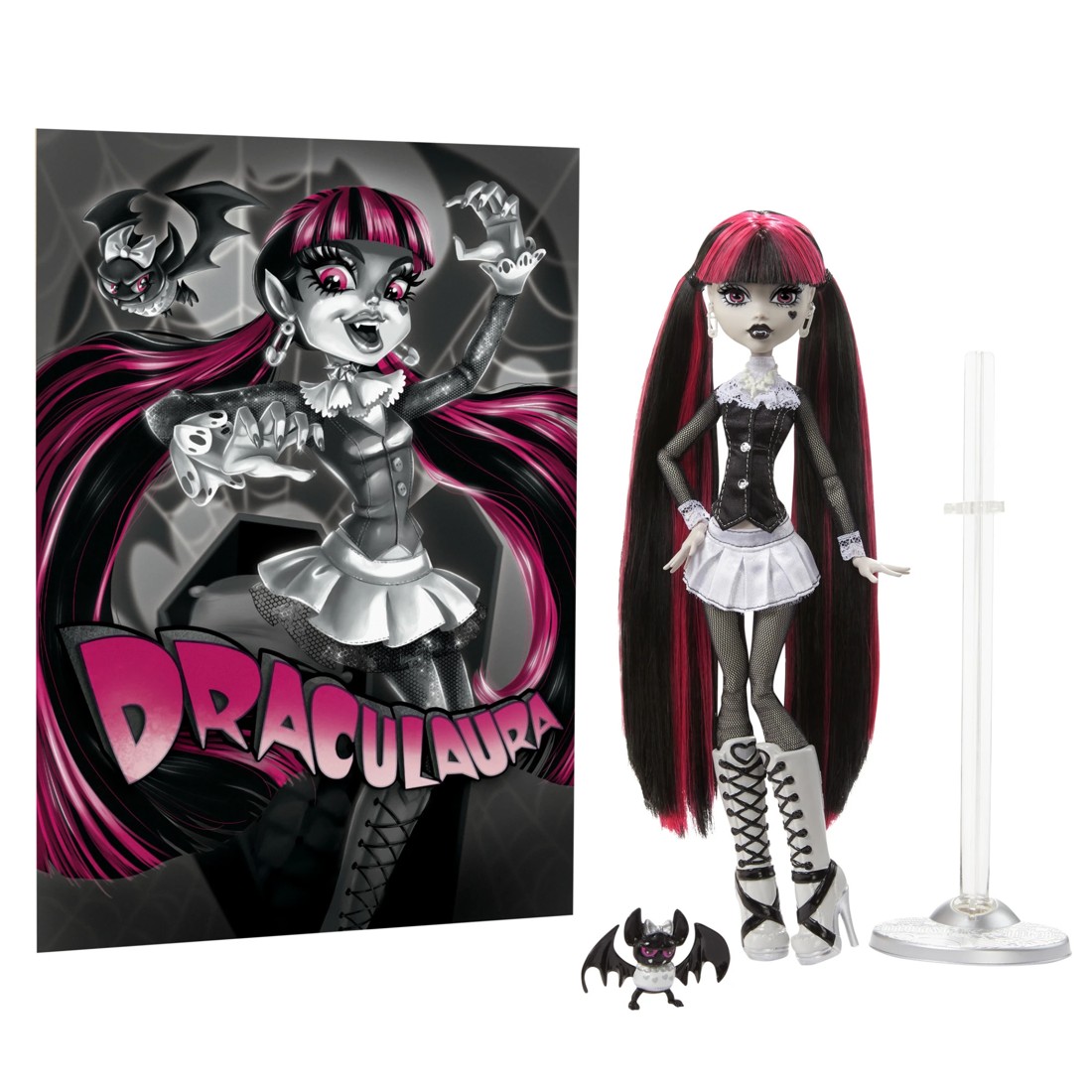2 Monster High Reel Drama Draculaura Collector Doll, 2 of 6