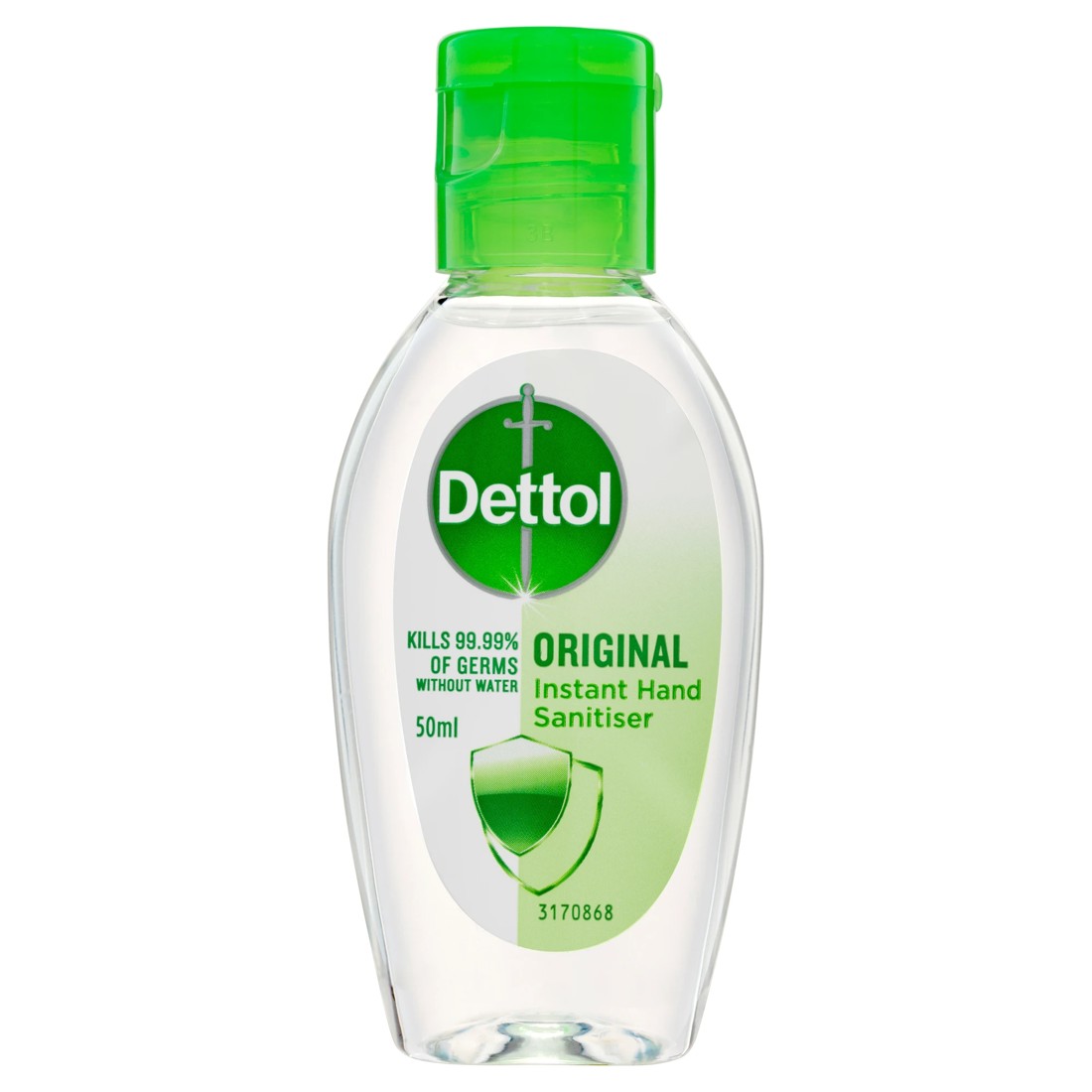 1 Dettol Original Instant Liquid Hand Sanitiser 50ml, 1 of 6
