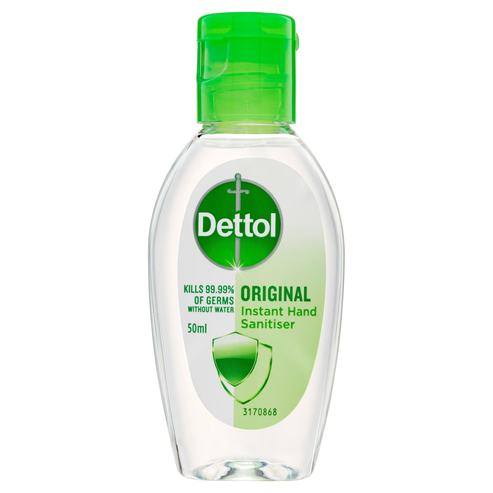 1 Dettol Original Instant Liquid Hand Sanitiser 50ml, 1 of 6