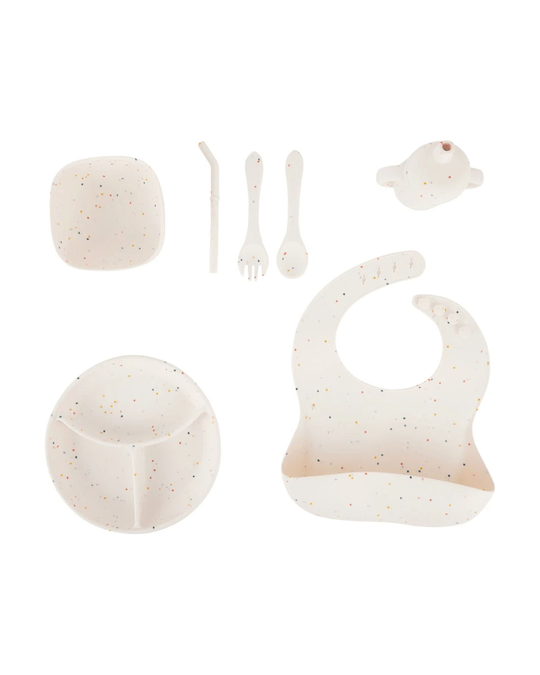 2 6 Piece Silicone Feeding Set, 2 of 9