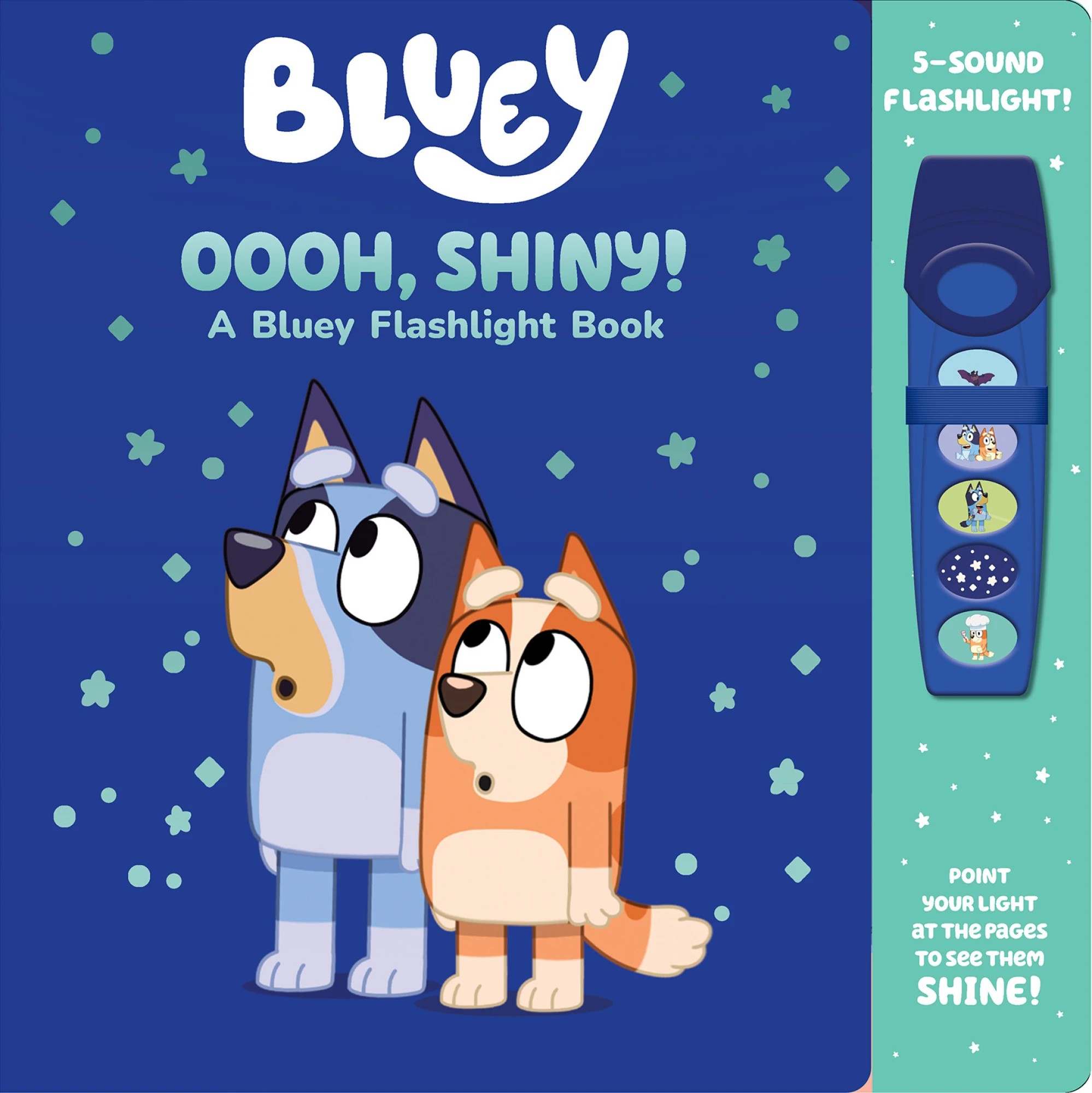 1 Bluey: Oooh, Shiny! A Bluey Flashlight Sound Book, 1 of 5