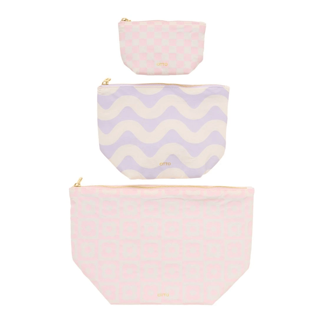 5 Otto Eclectic Pop Accessory Pouch 3 Pack, 5 of 6