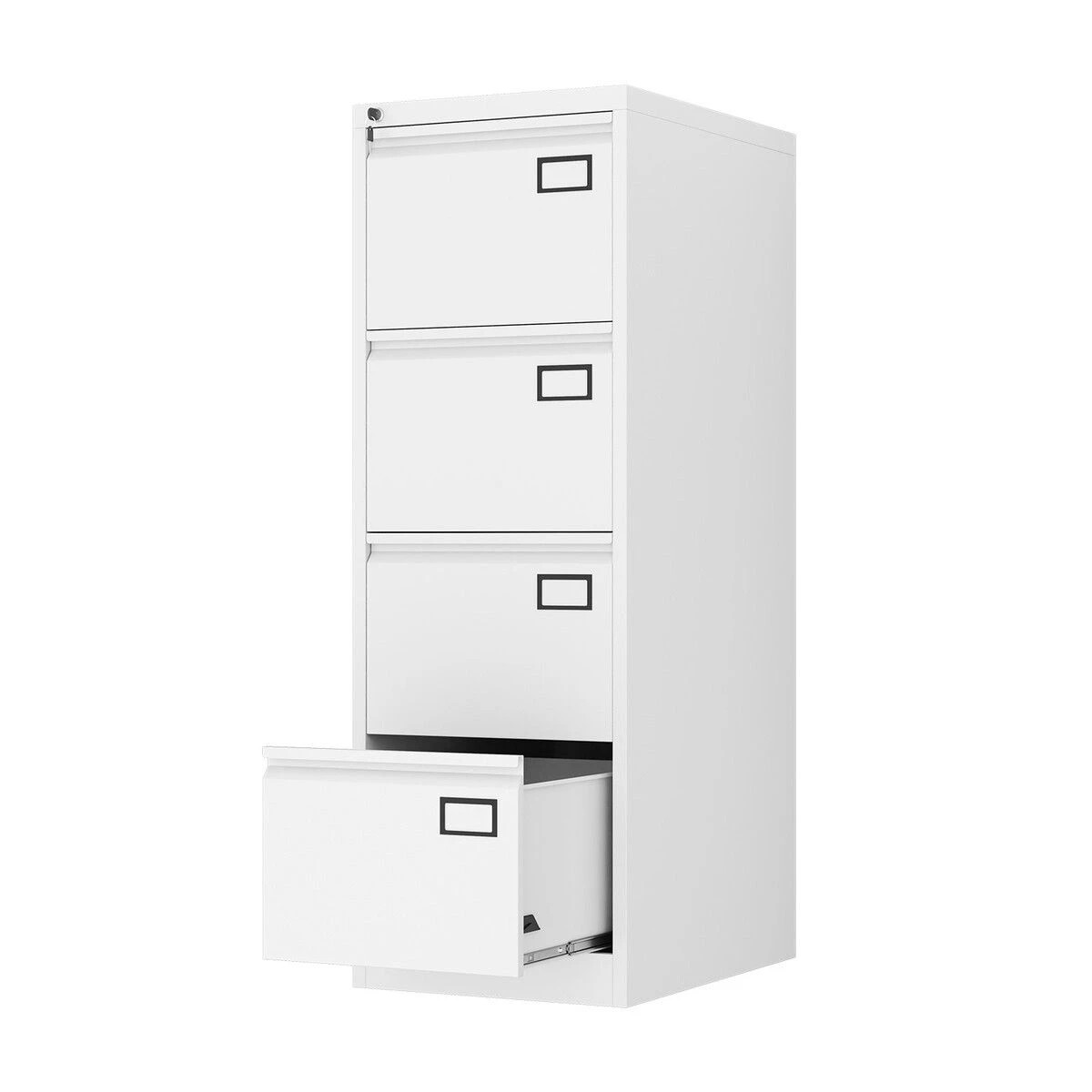 1 Ausway 4 Drawer File Cabinet Steel Office Storage Metal, 1 of 3