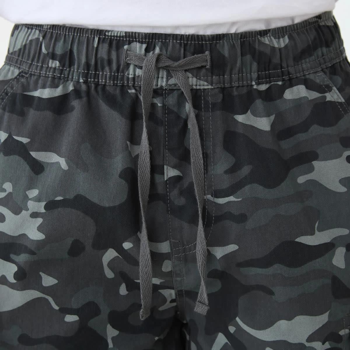4 Elastic Waist Cargo Shorts URBAN CAMO ENDLESS GREY, 4 of 6
